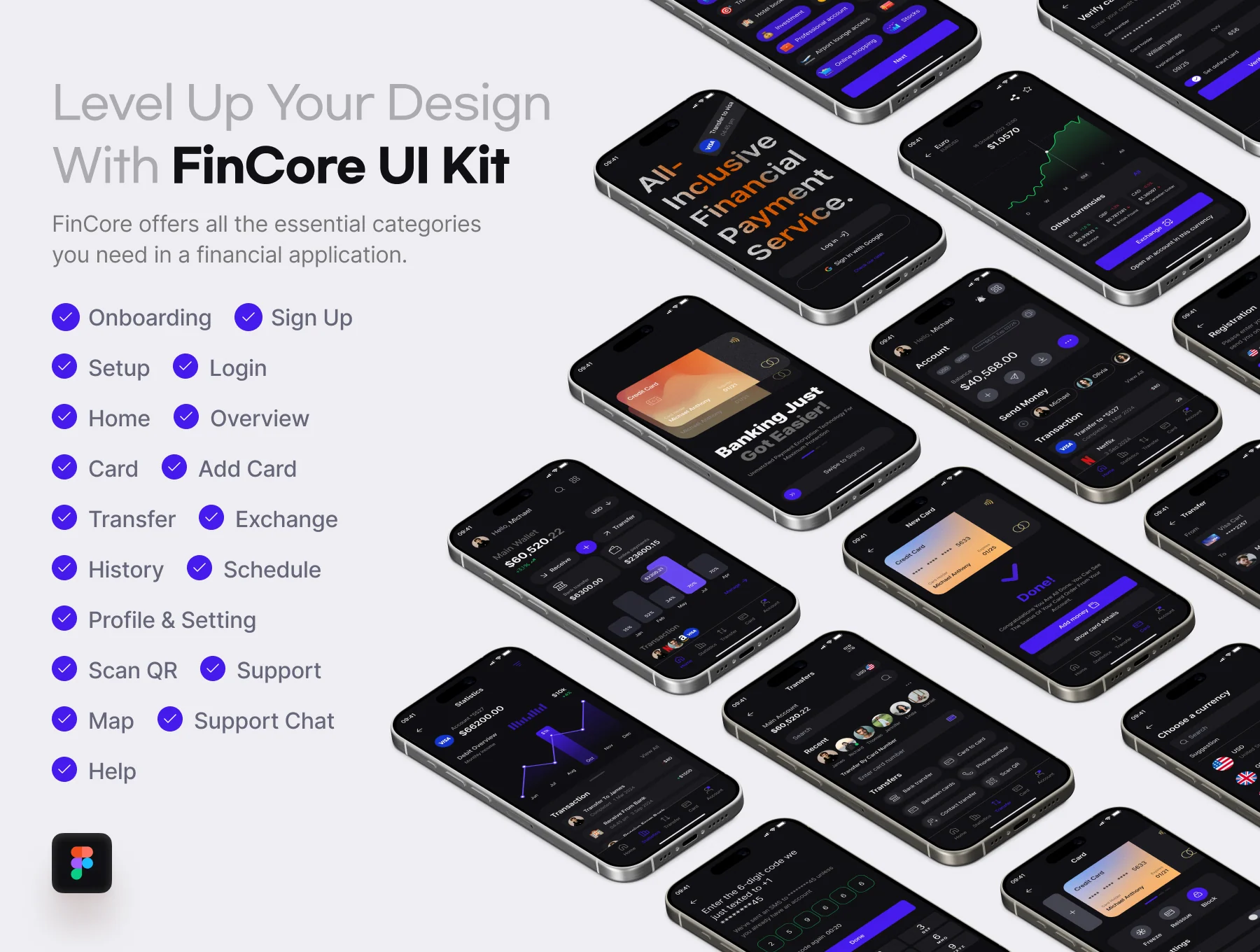 FinCore — Finance & Banking UI Kit 5