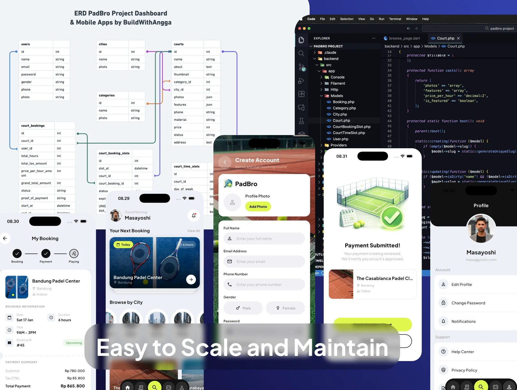 Find and Book Padel Tennis Court iOS Android Apps 3