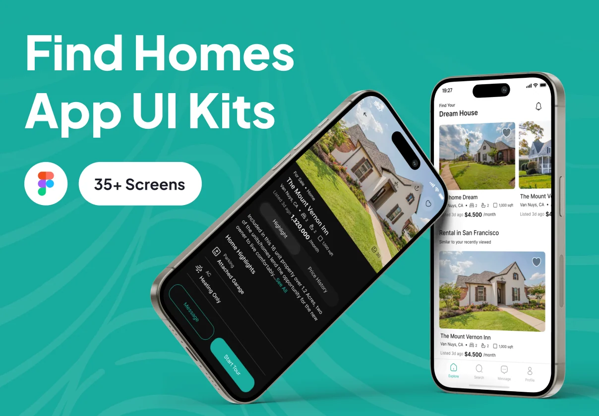 Find Homes App UI Kits