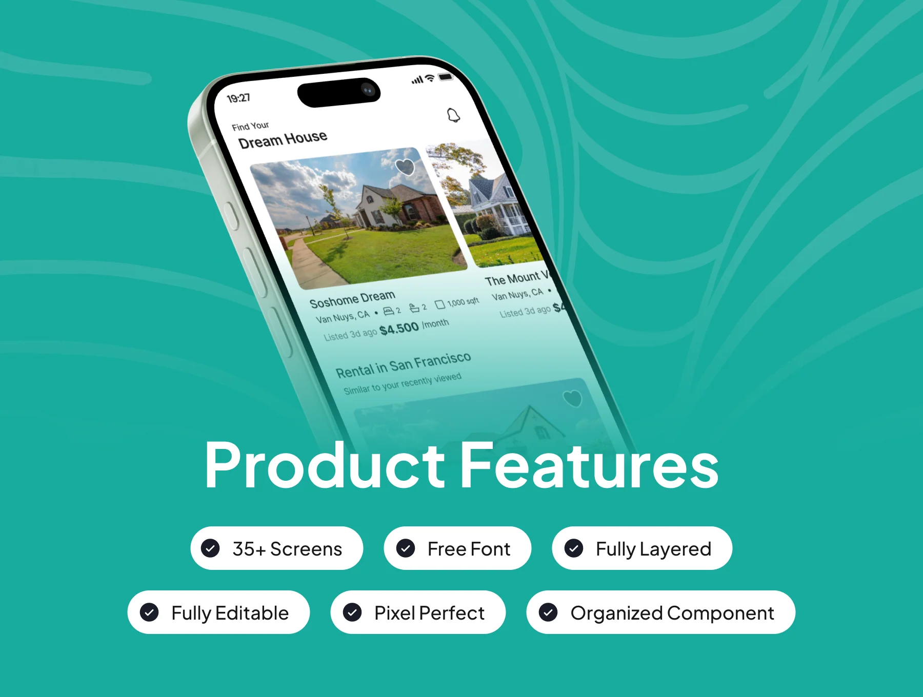 Find Homes App UI Kits