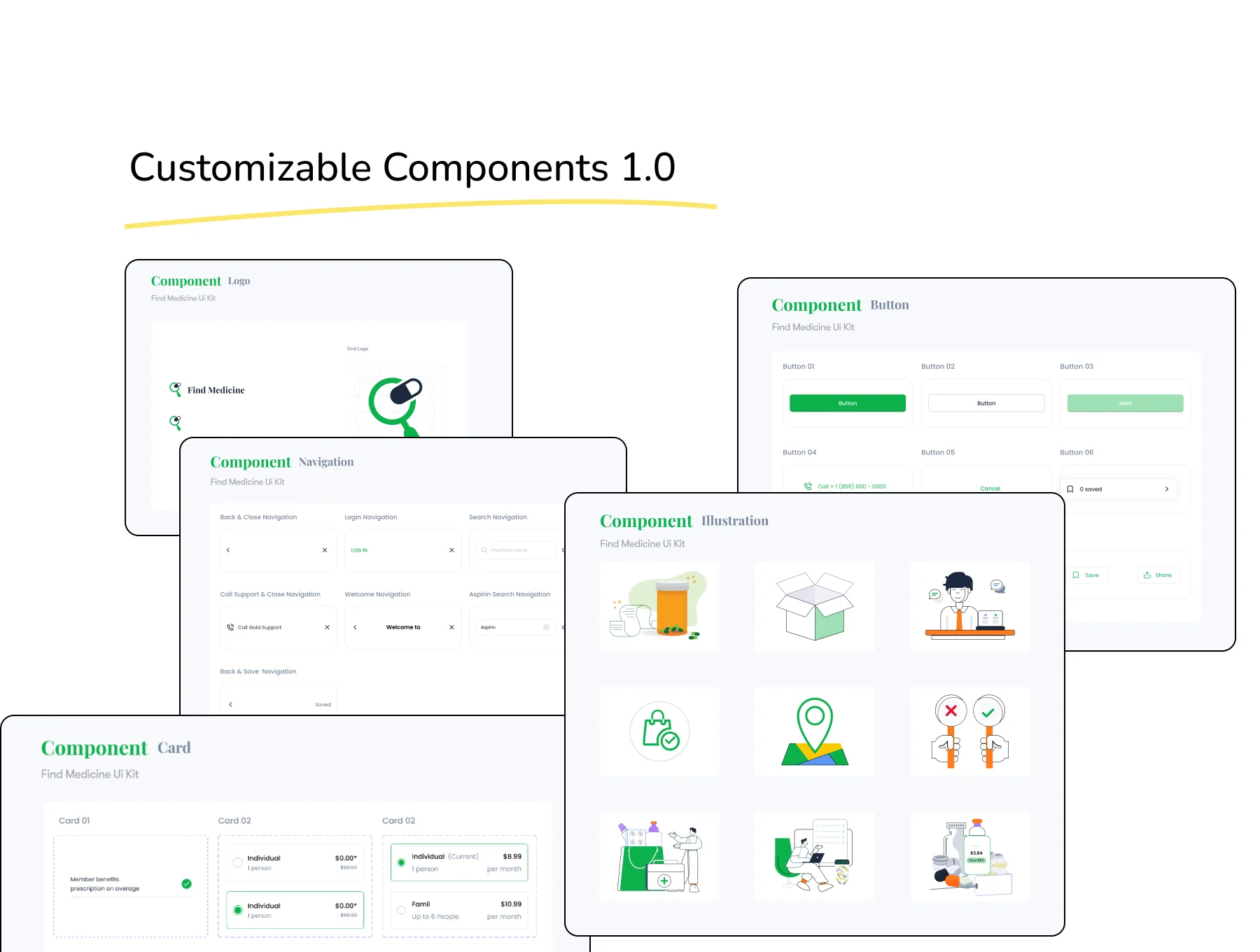 Find Medicine Mobile App Ui Kit Design . 4