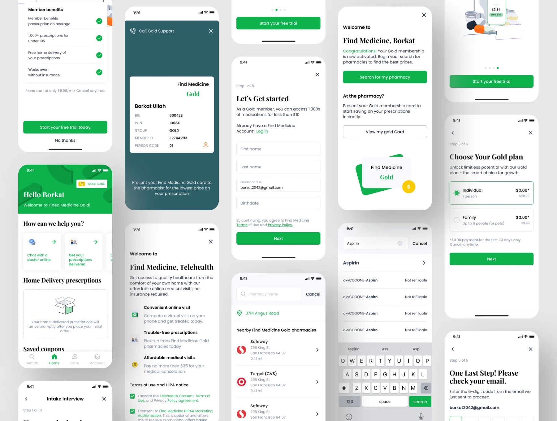 Find Medicine Mobile App Ui Kit Design . 7