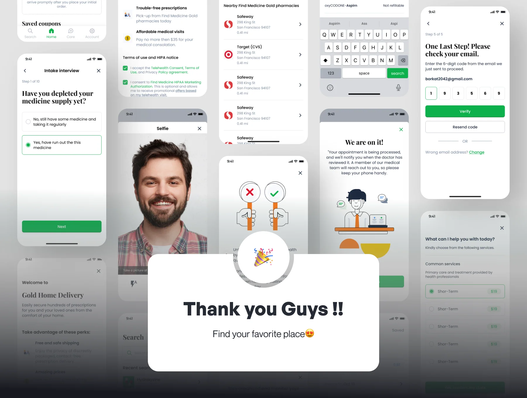 Find Medicine Mobile App Ui Kit Design . 8