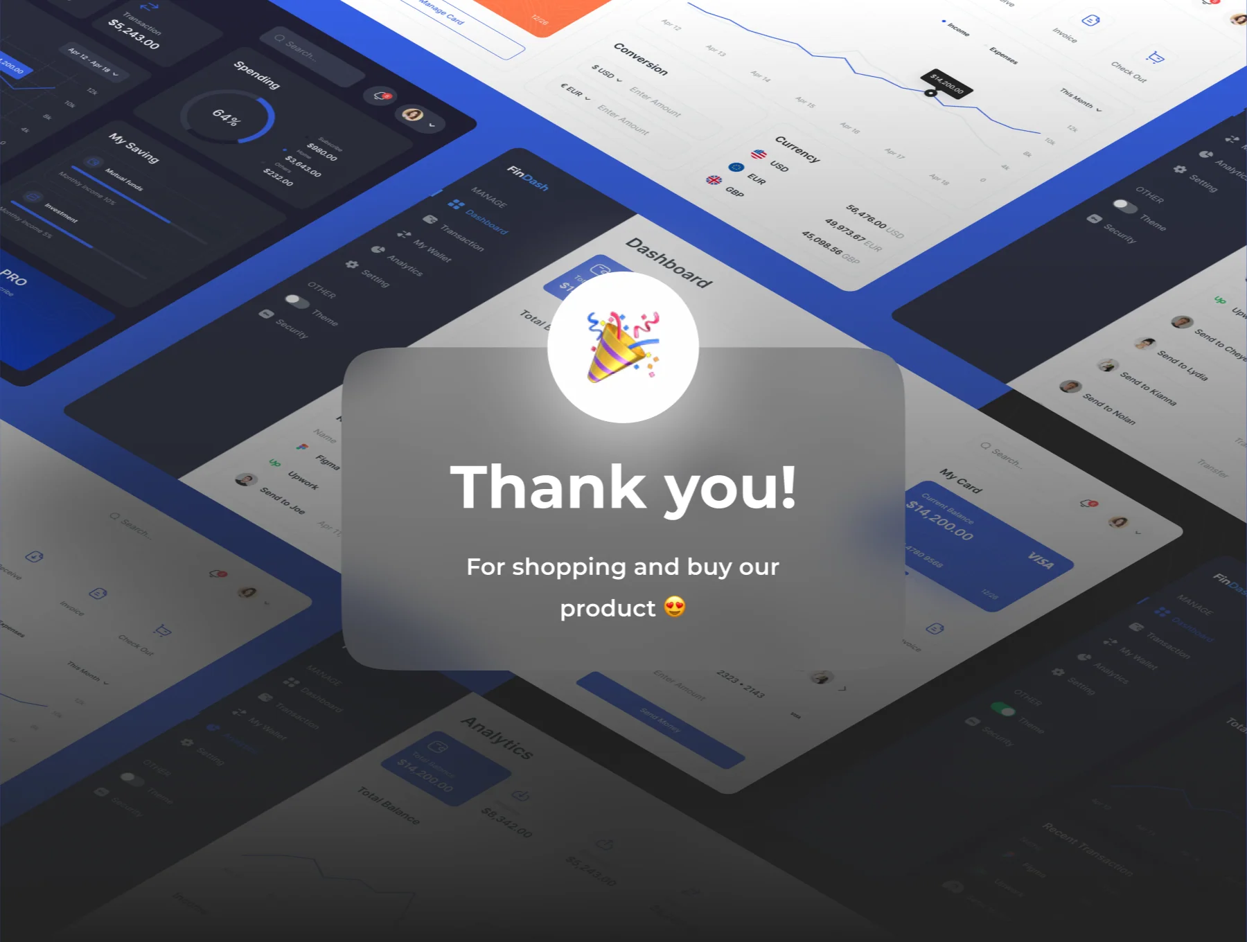 FinDash - Finance Dashboard UI Kits 6