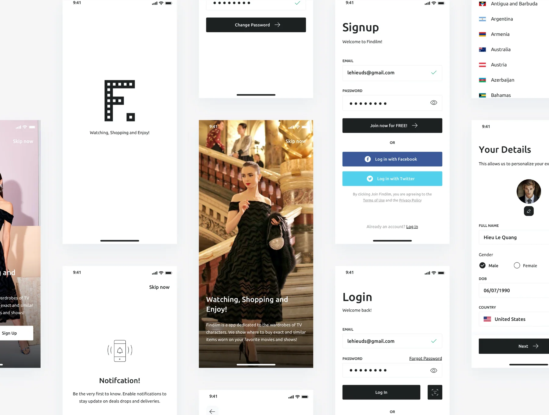 Findilm - Shopping Online App UI Kit 5