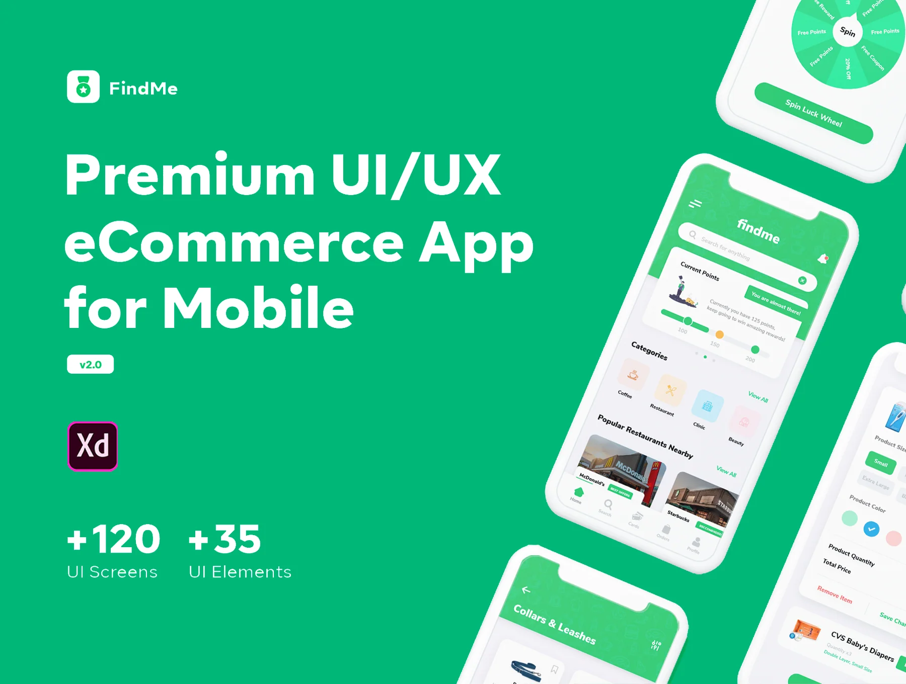 FindMe - eCommerce UI/UX Mobile App