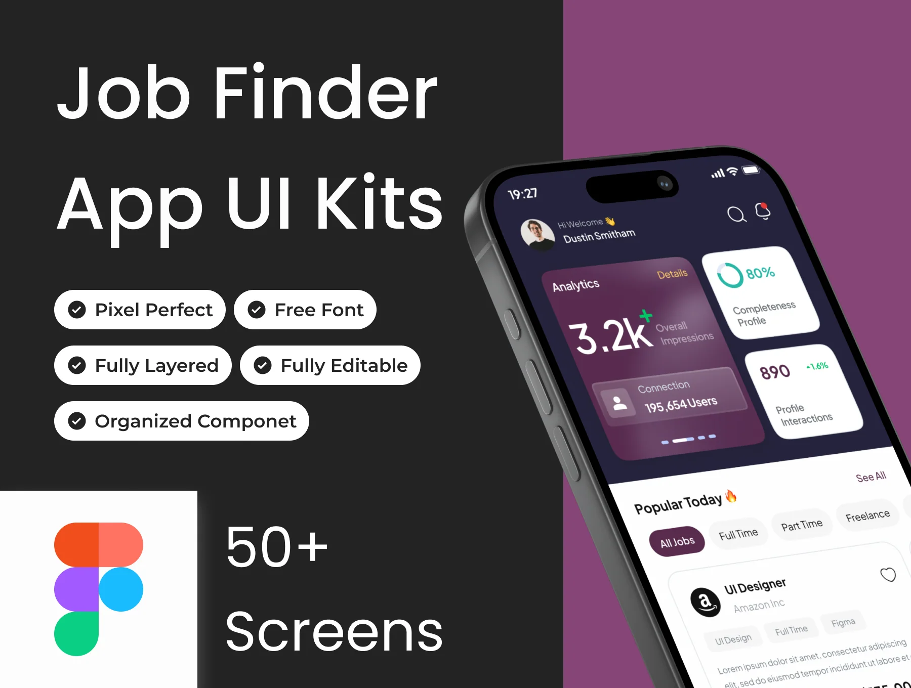 FindWork - Job Finder App Ui Kits