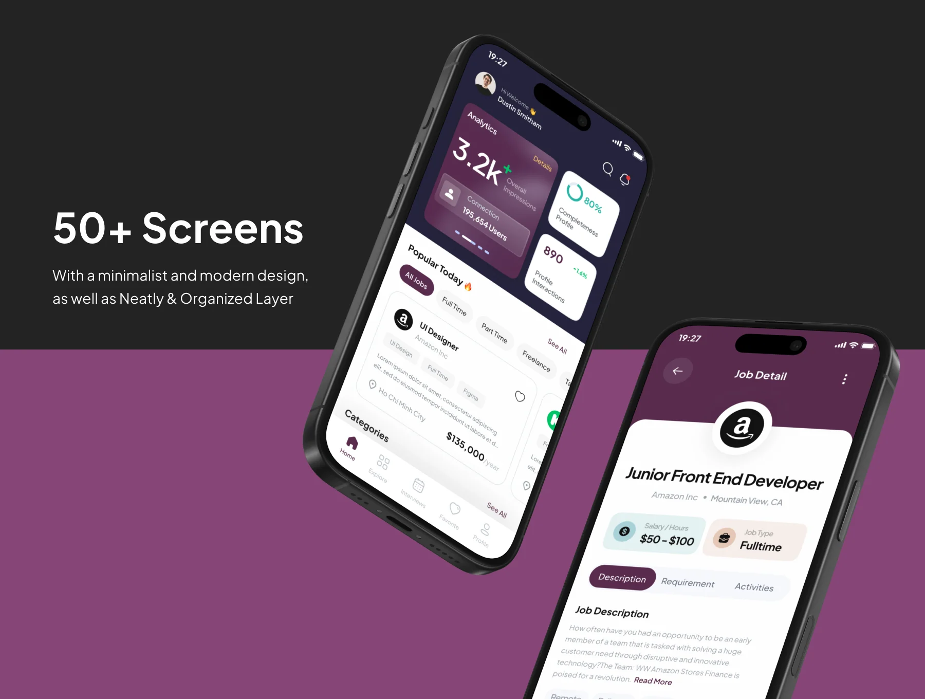 FindWork - Job Finder App Ui Kits 3