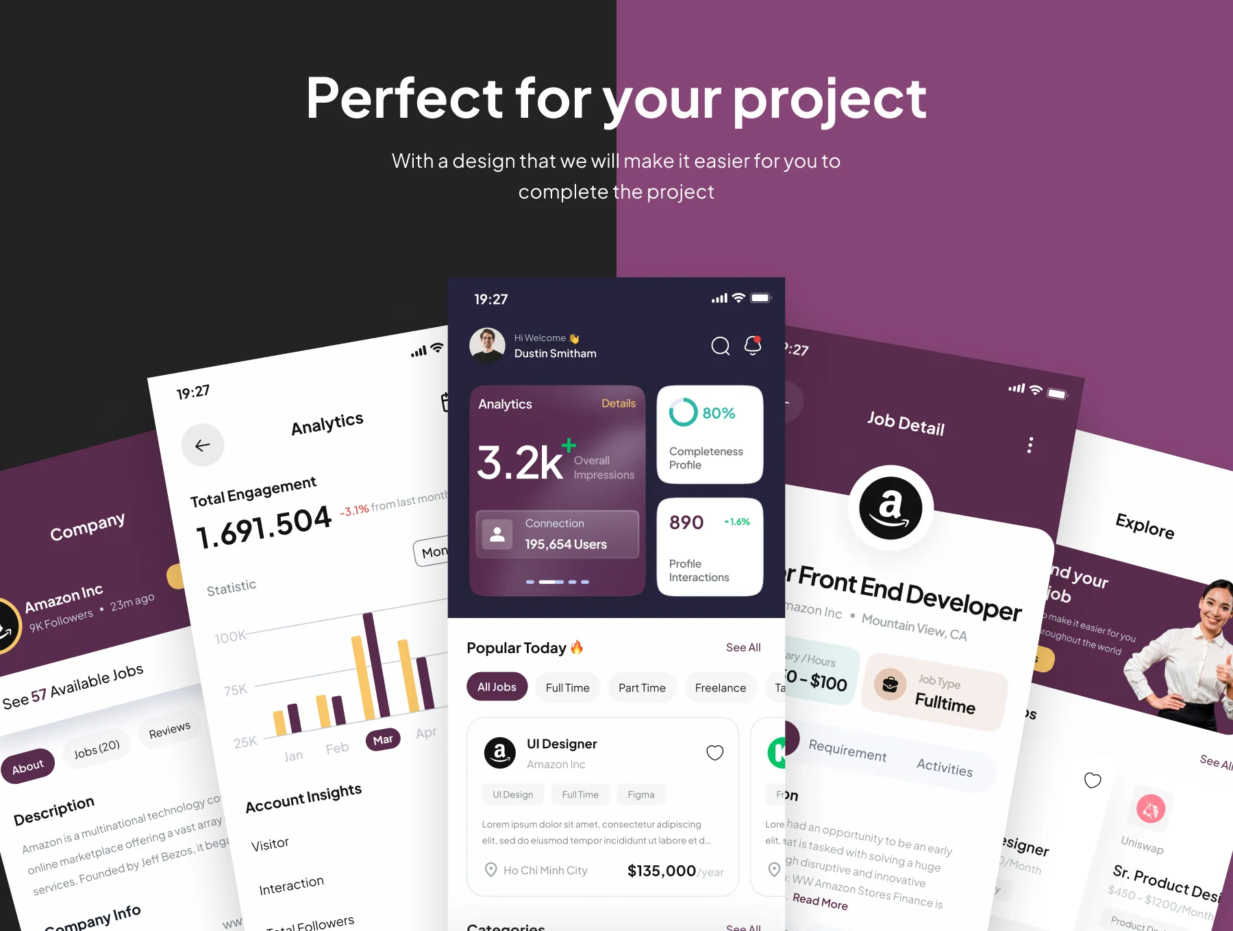 FindWork - Job Finder App Ui Kits 4