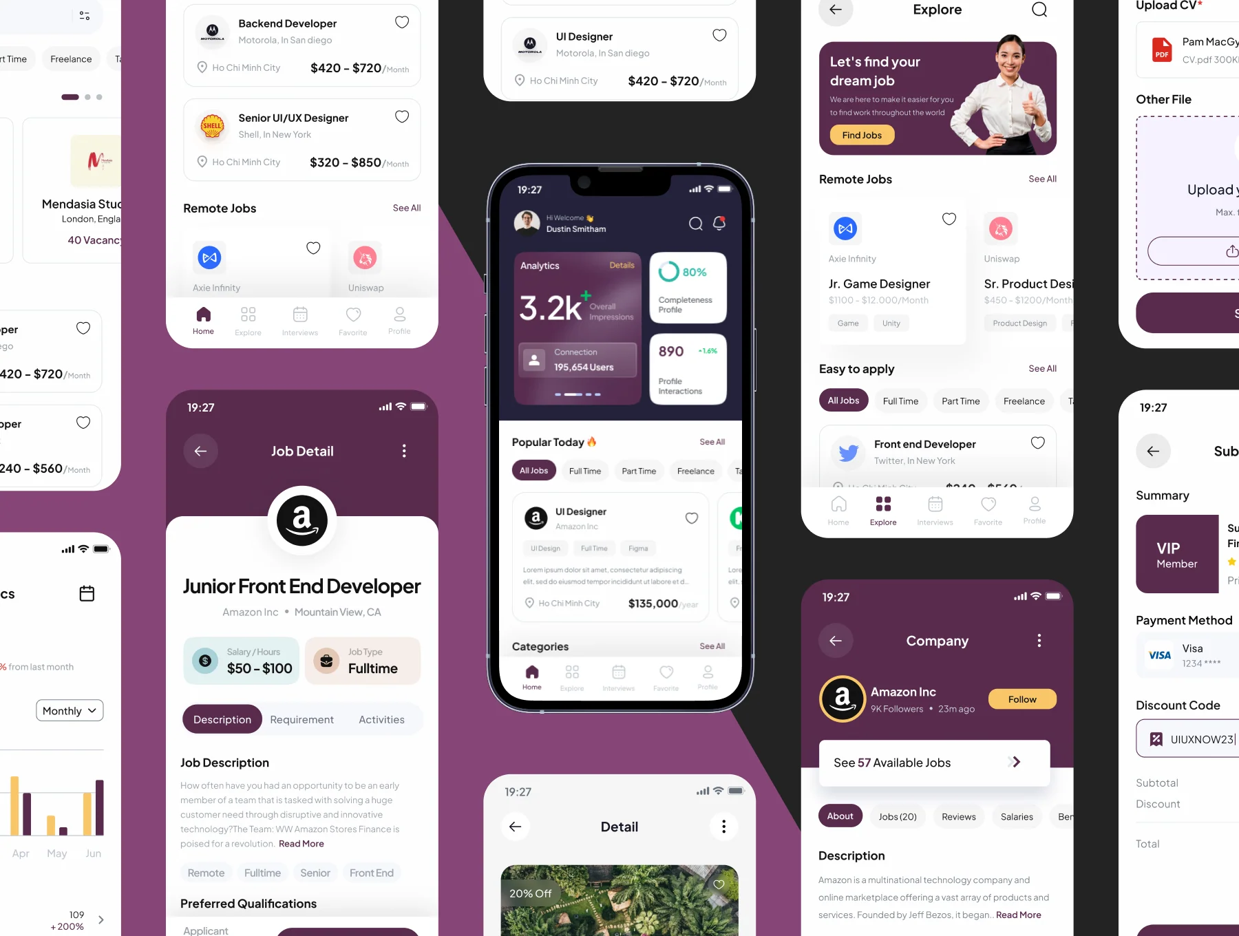 FindWork - Job Finder App Ui Kits 5
