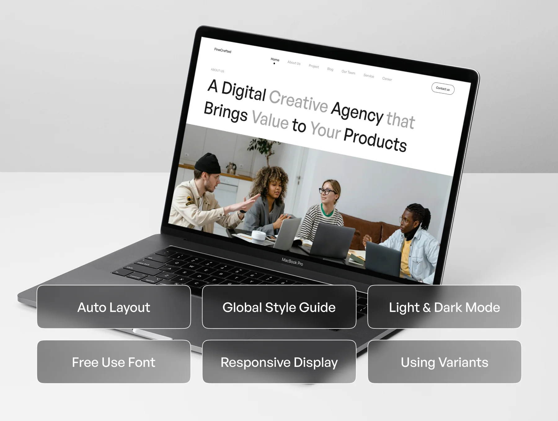 FineCrafted -  An Agency Design Website 4