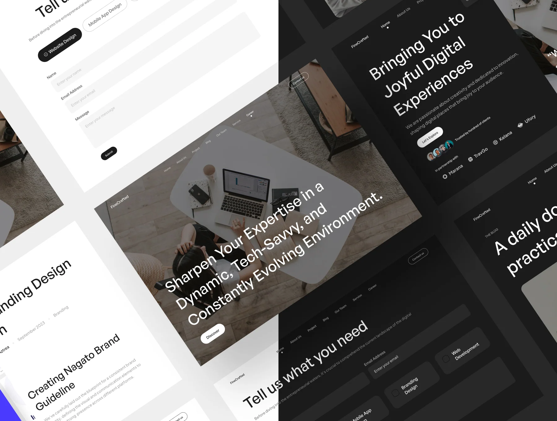 FineCrafted -  An Agency Design Website 5