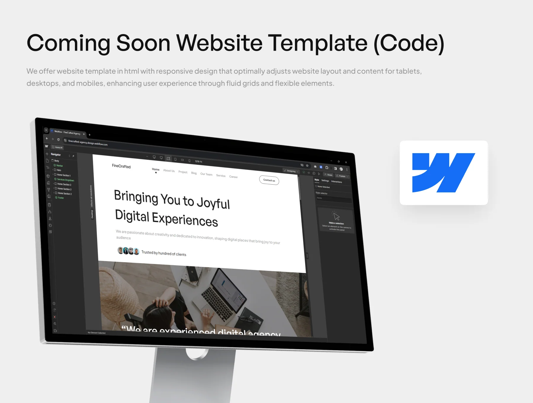 FineCrafted -  An Agency Design Website 6