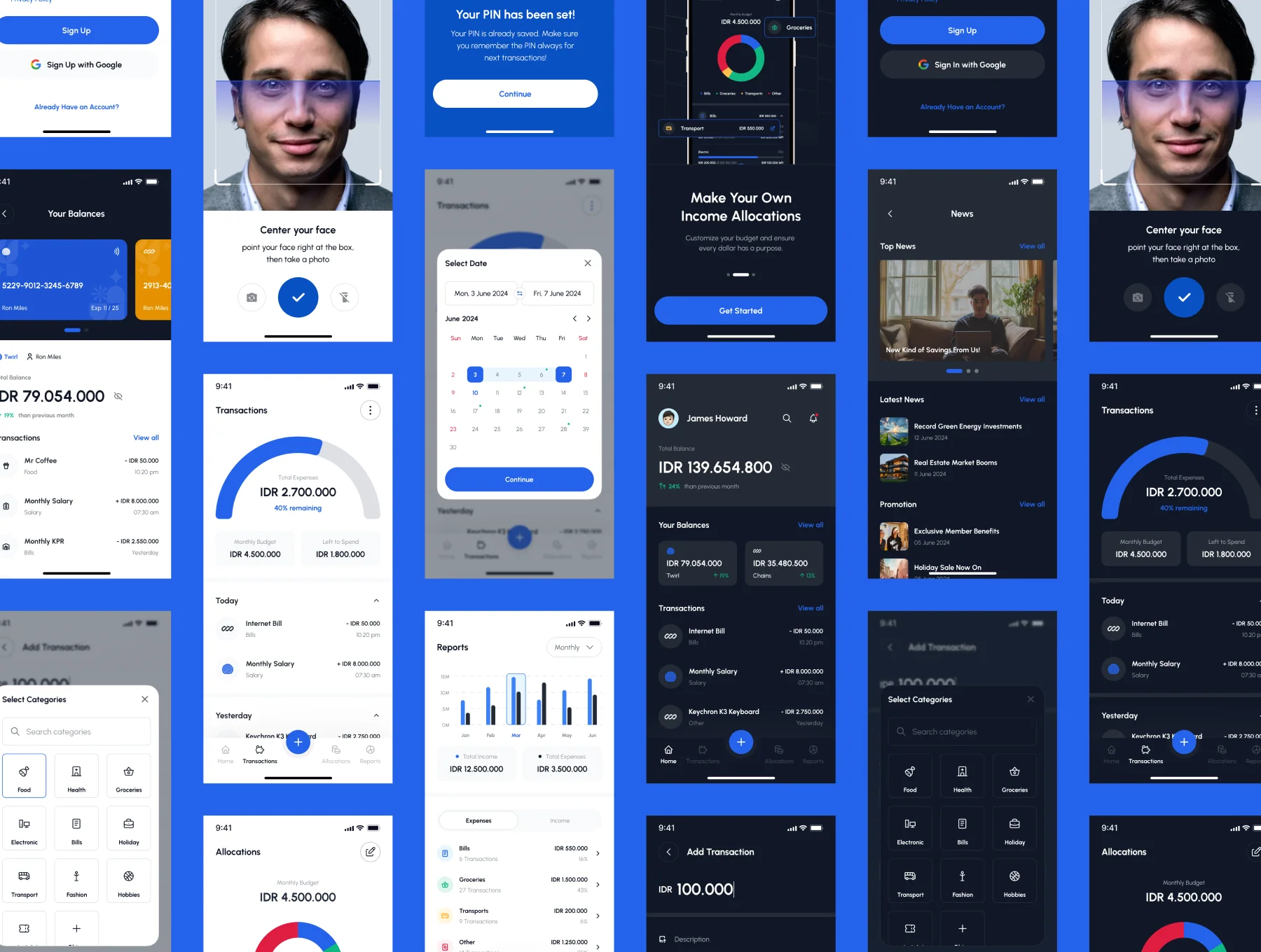 Finest - Finance Mobile Apps UI Kit 2