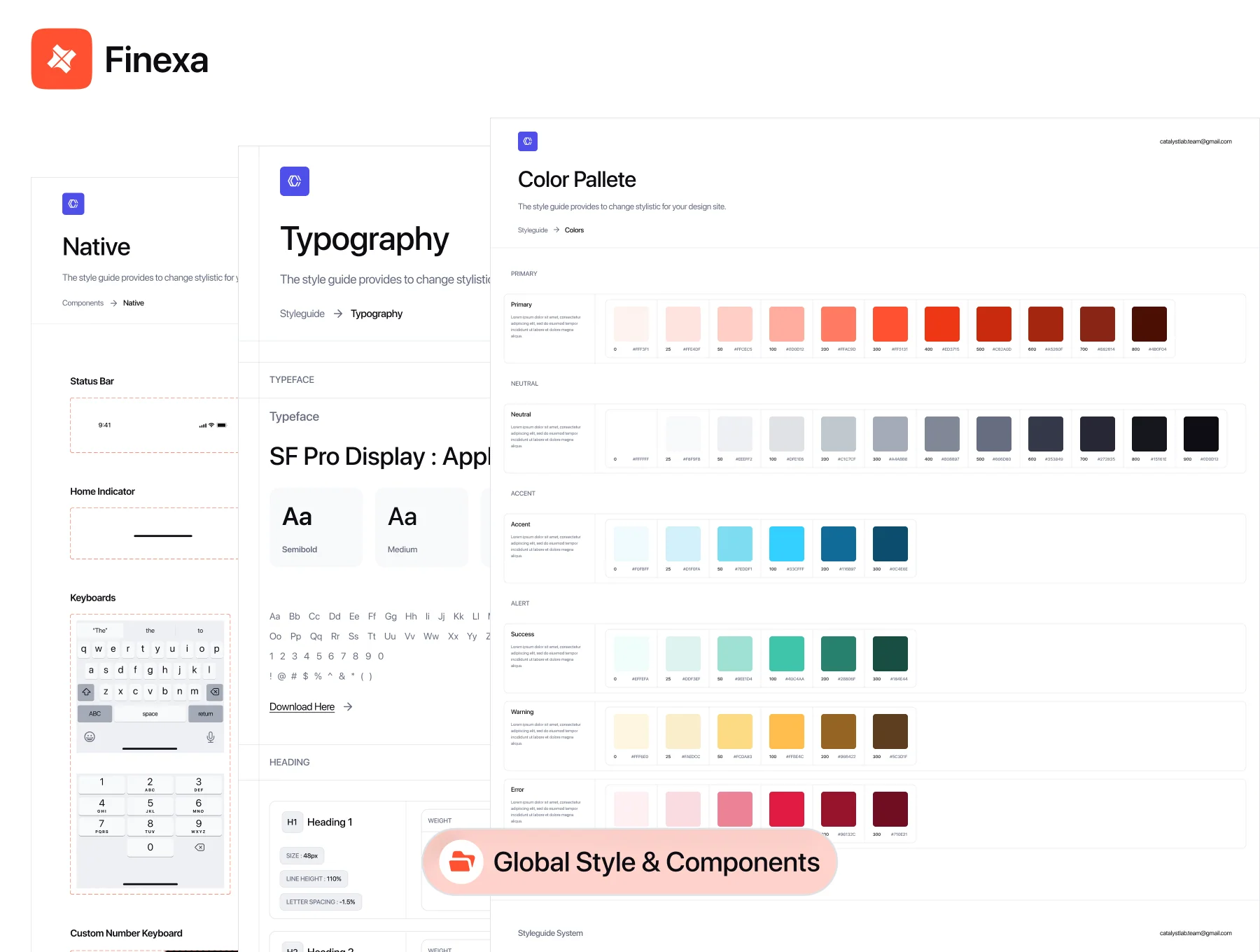 Finexa - Finance & Banking Mobile App UI Kit 3