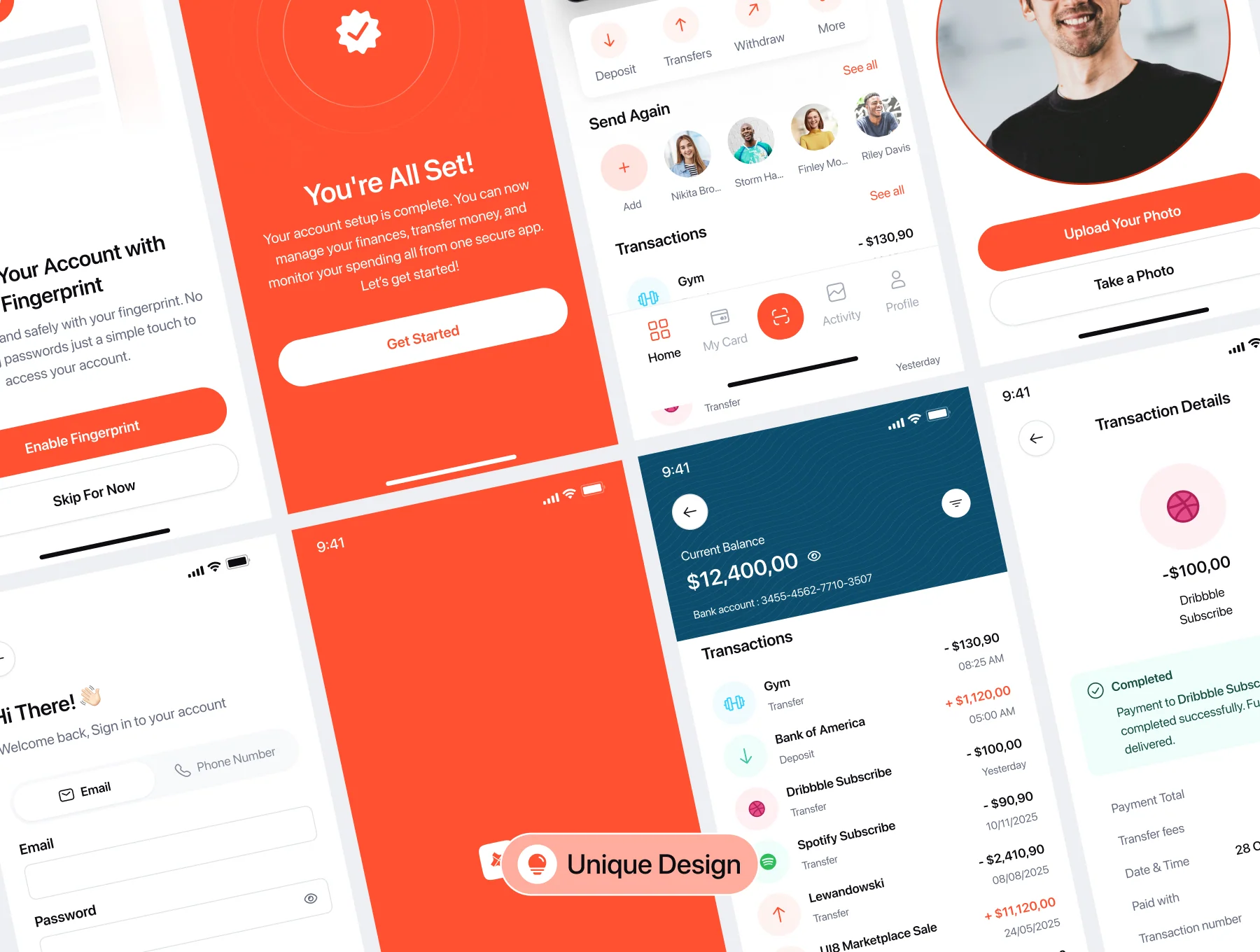 Finexa - Finance & Banking Mobile App UI Kit 6