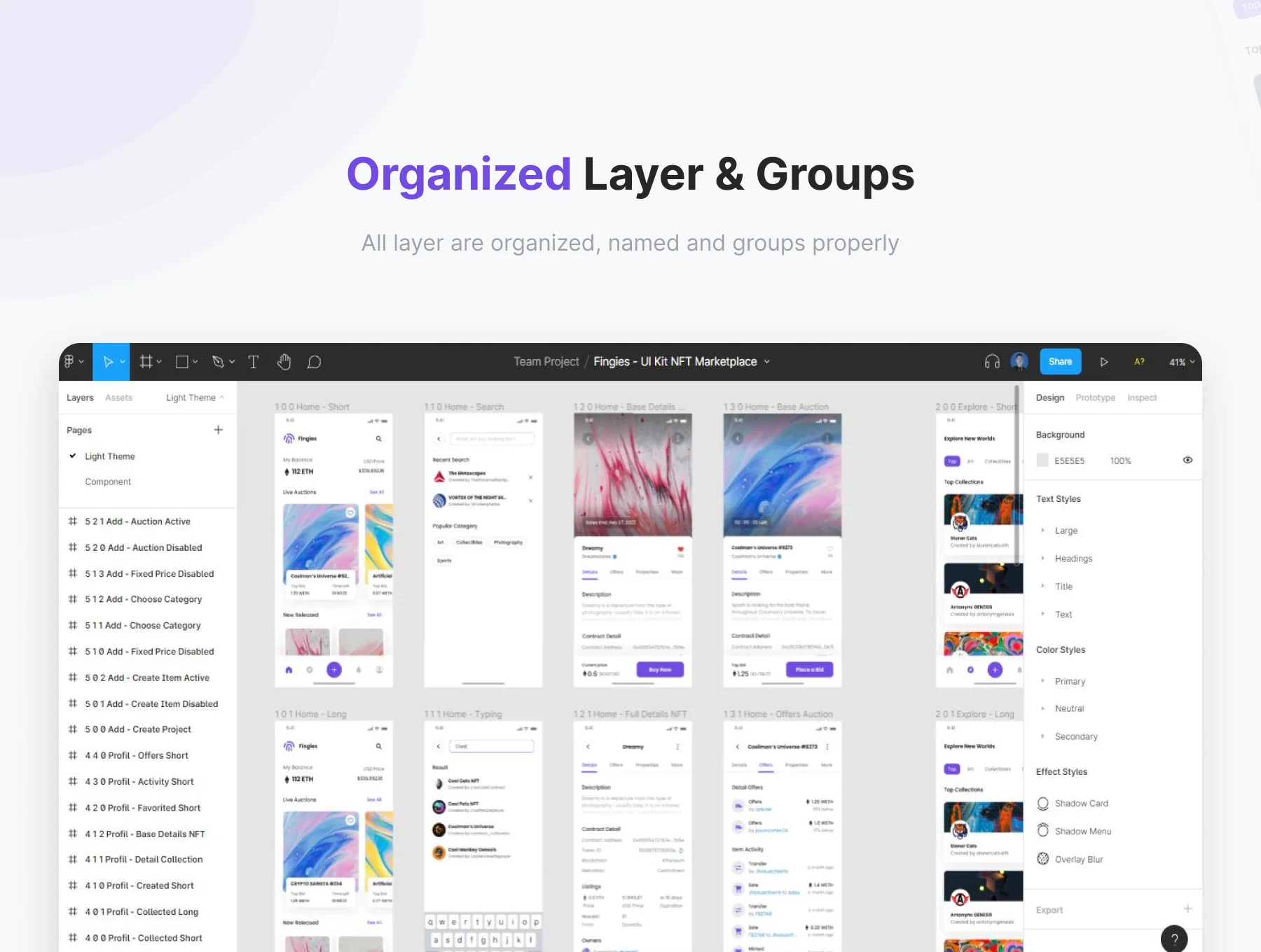Fingies - NFT Marketplace Mobile App UI Kit 9