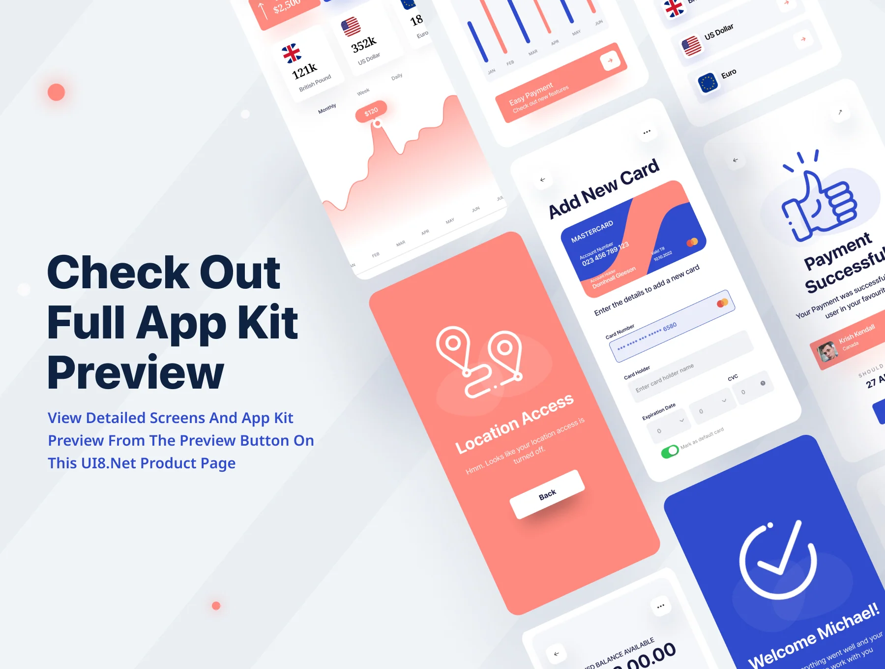 Finity App UI Kit For Banking, Finance and Money Transfer Kit 5