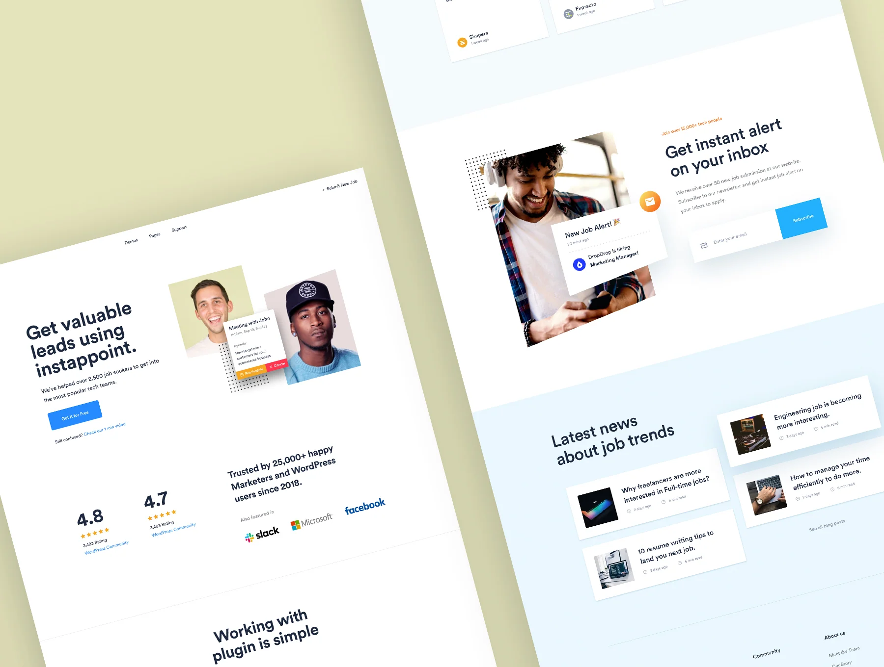 Finity - Landing Page Template 5