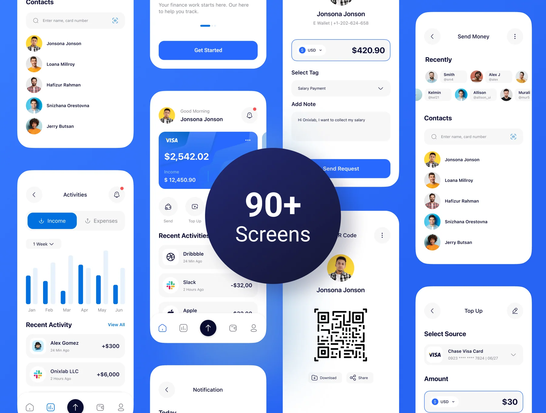 Finix - Fintech Mobile App Ui Kit 4