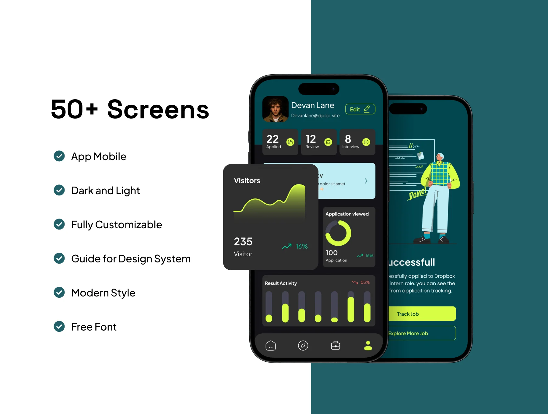 FinJob - Job Finder Mobile App UI UX 3
