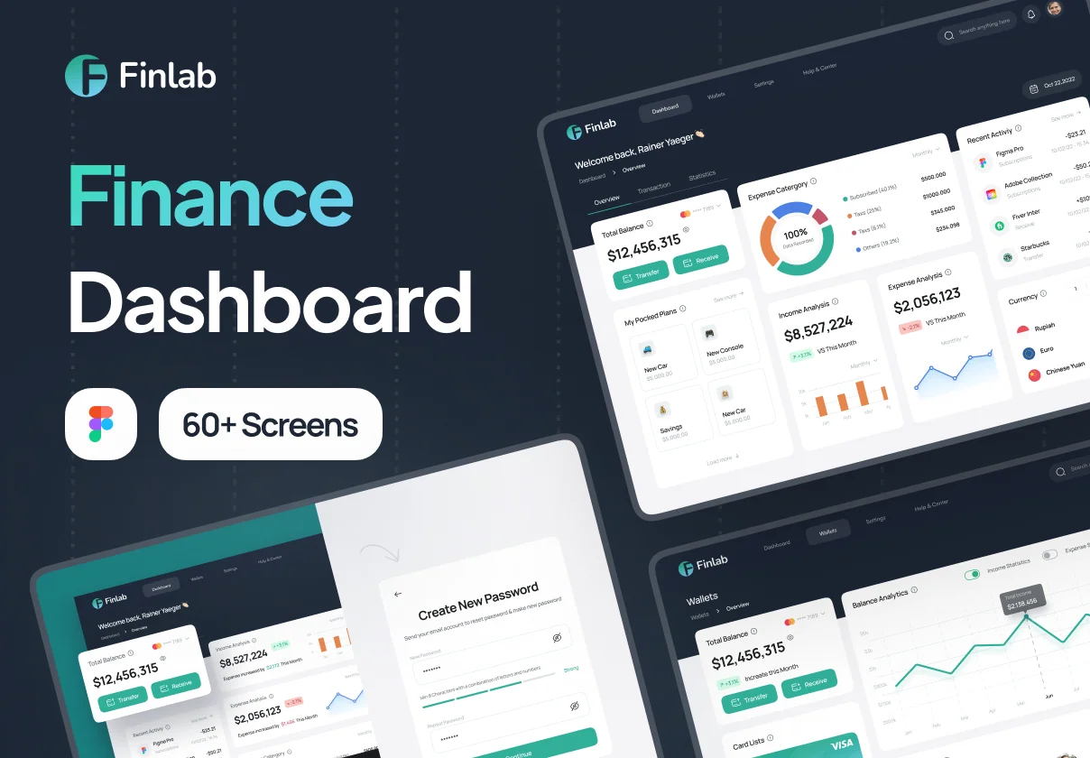 Finlab - Finance Dashboard UI Kit