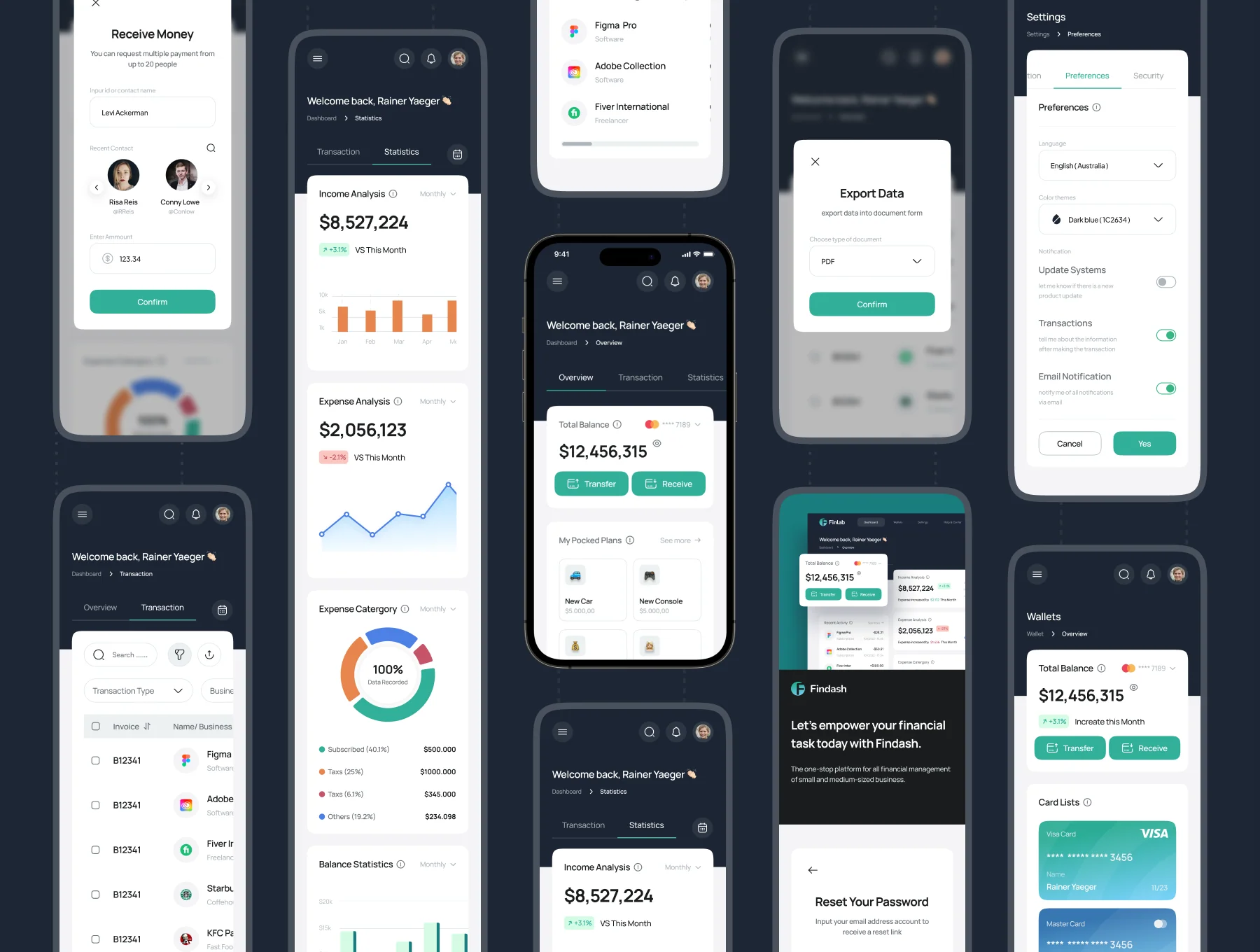 Finlab - Finance Dashboard UI Kit 6