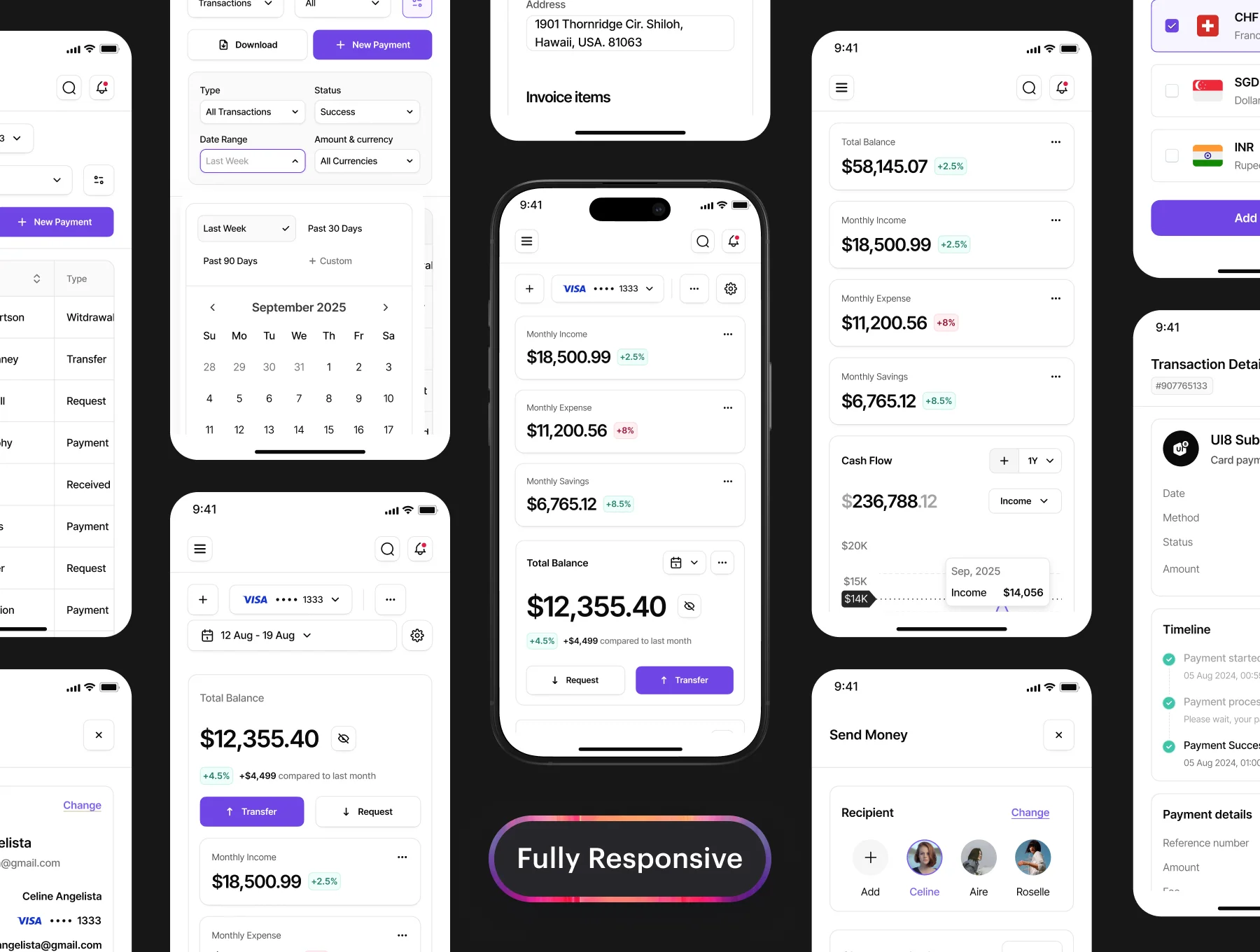 Finline - Financial Services Dashboard UI Kit 6
