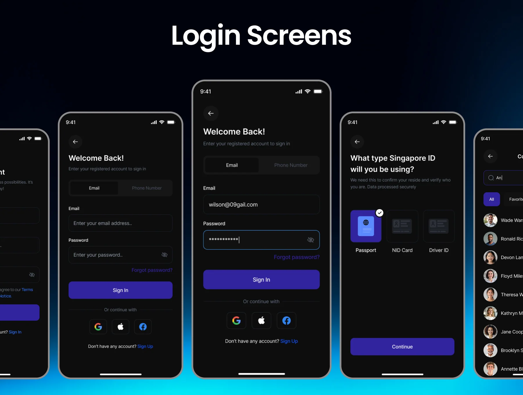 Finly Digital Wallet Mobile App UI kit 4