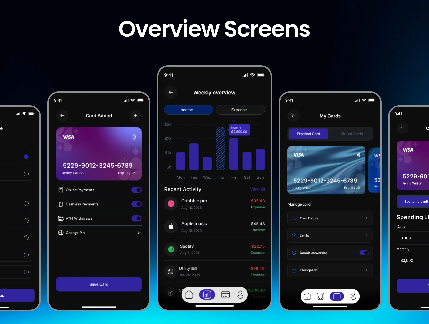 Finly Digital Wallet Mobile App UI kit 7