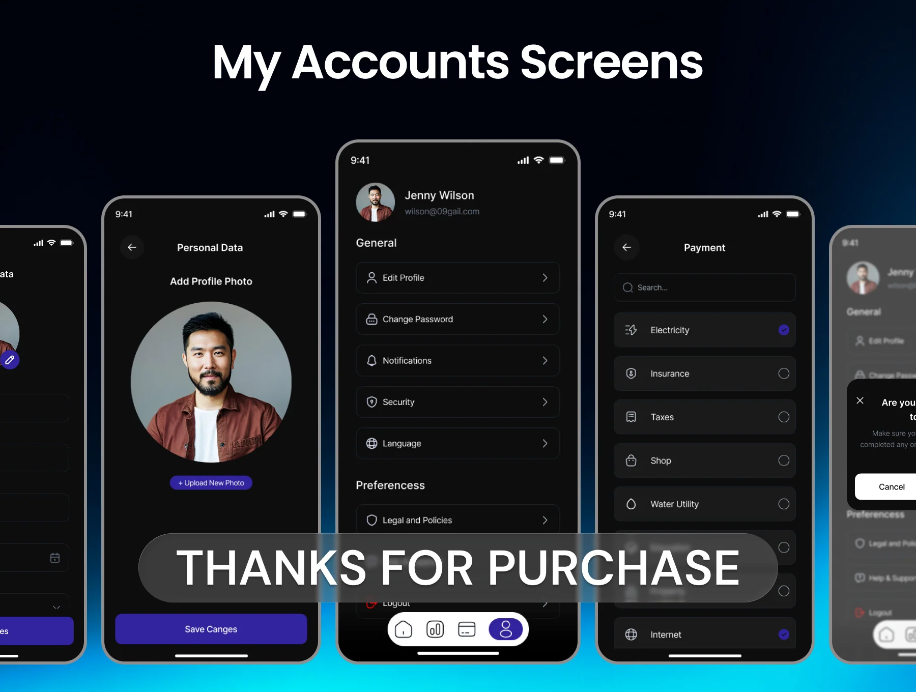 Finly Digital Wallet Mobile App UI kit 8