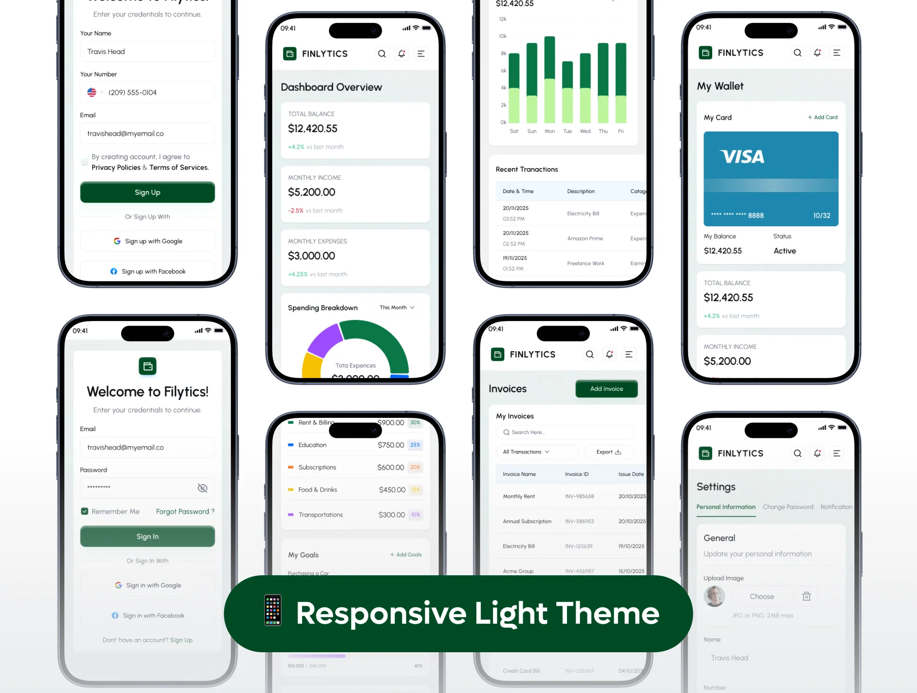 Finlytics - Financial Management Dashboard UI Kit 4