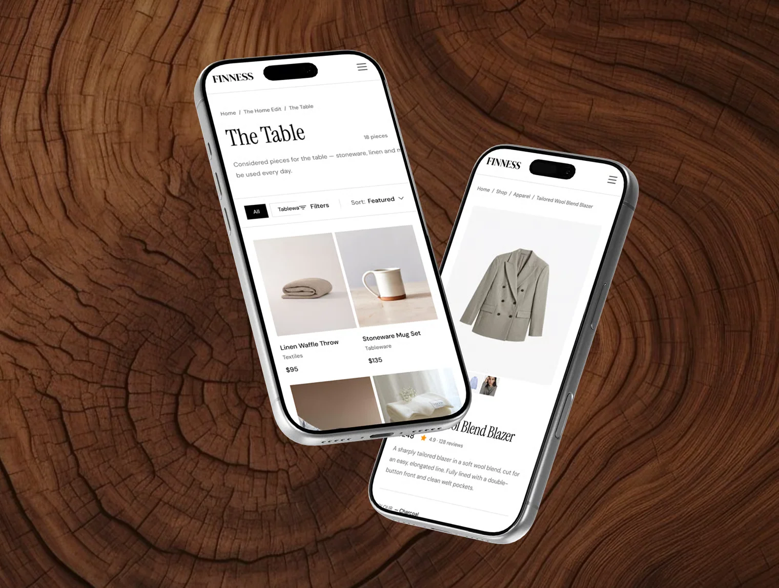 Finness | E-commerce Fashion Shopping App UI Kit 2