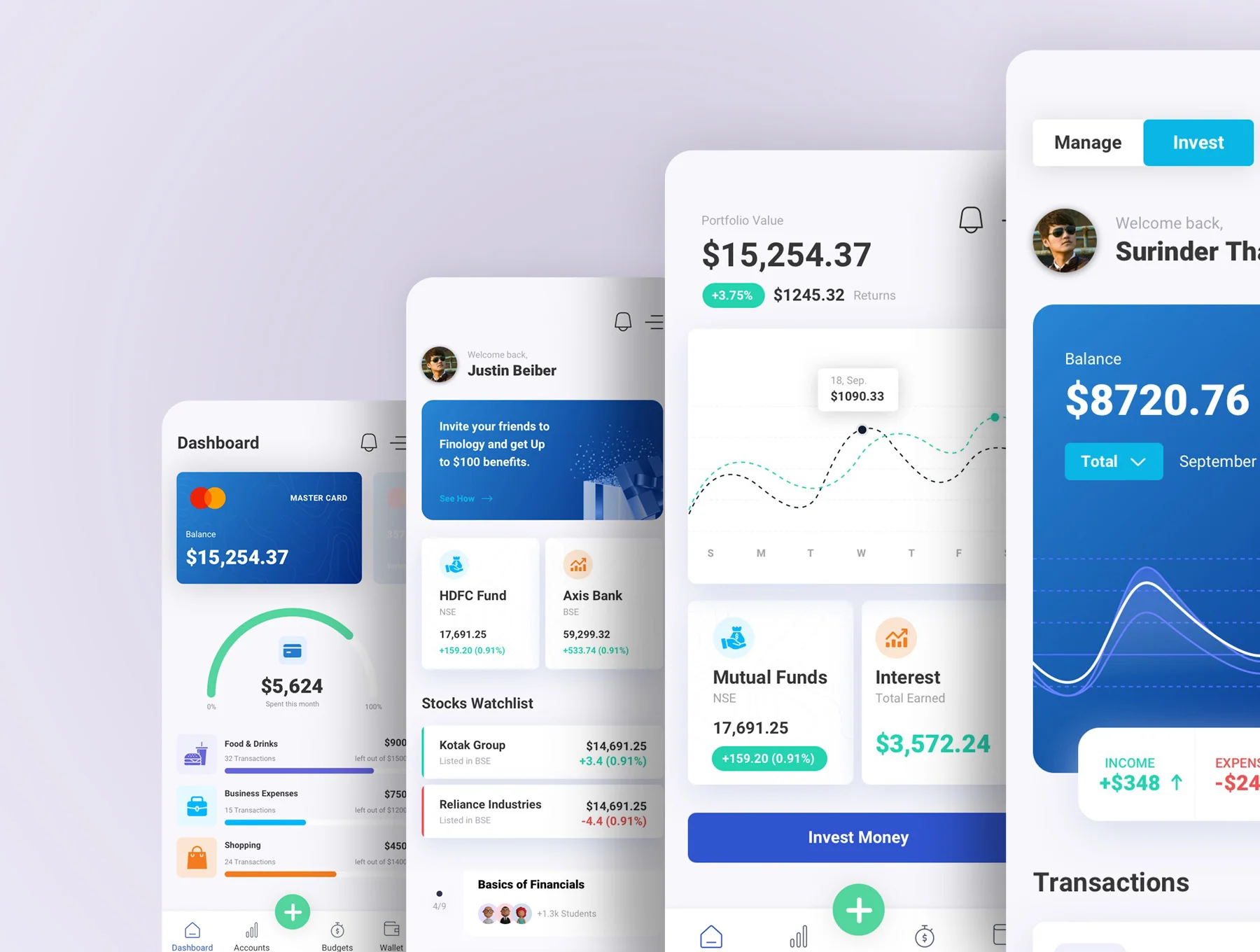 Finology - Money Management App Template