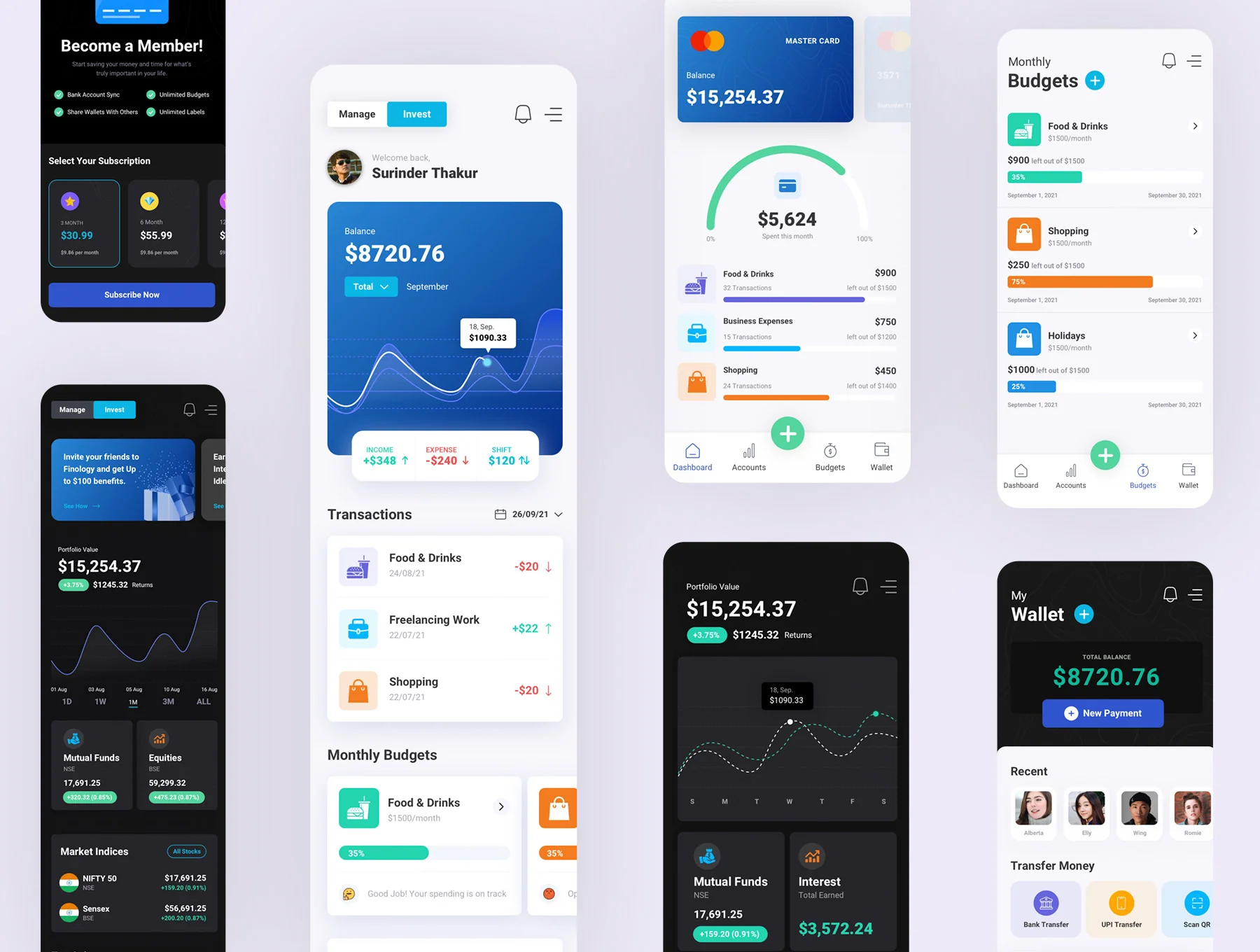 Finology - Money Management App Template 6