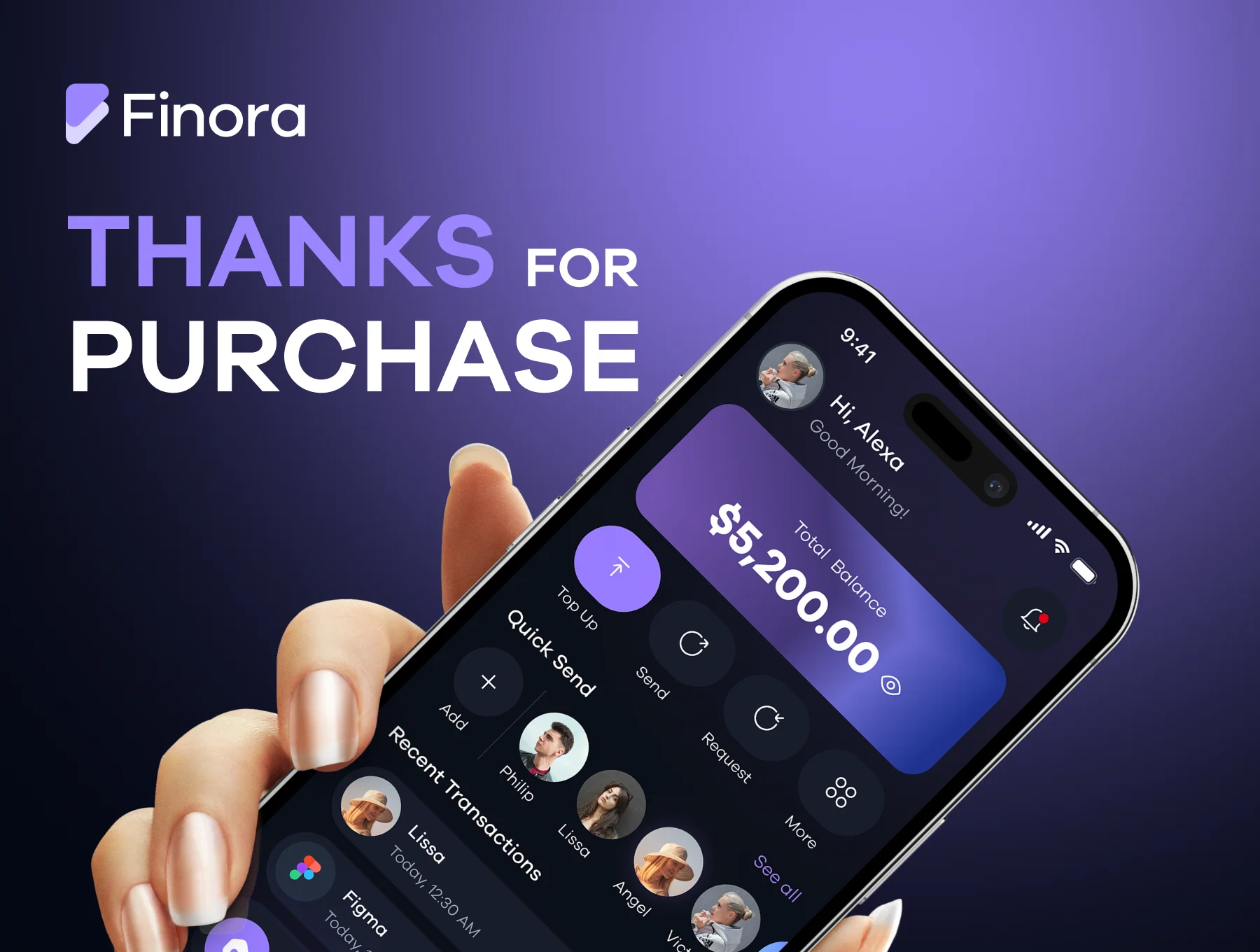 Finora Fintech App UI Kit 6