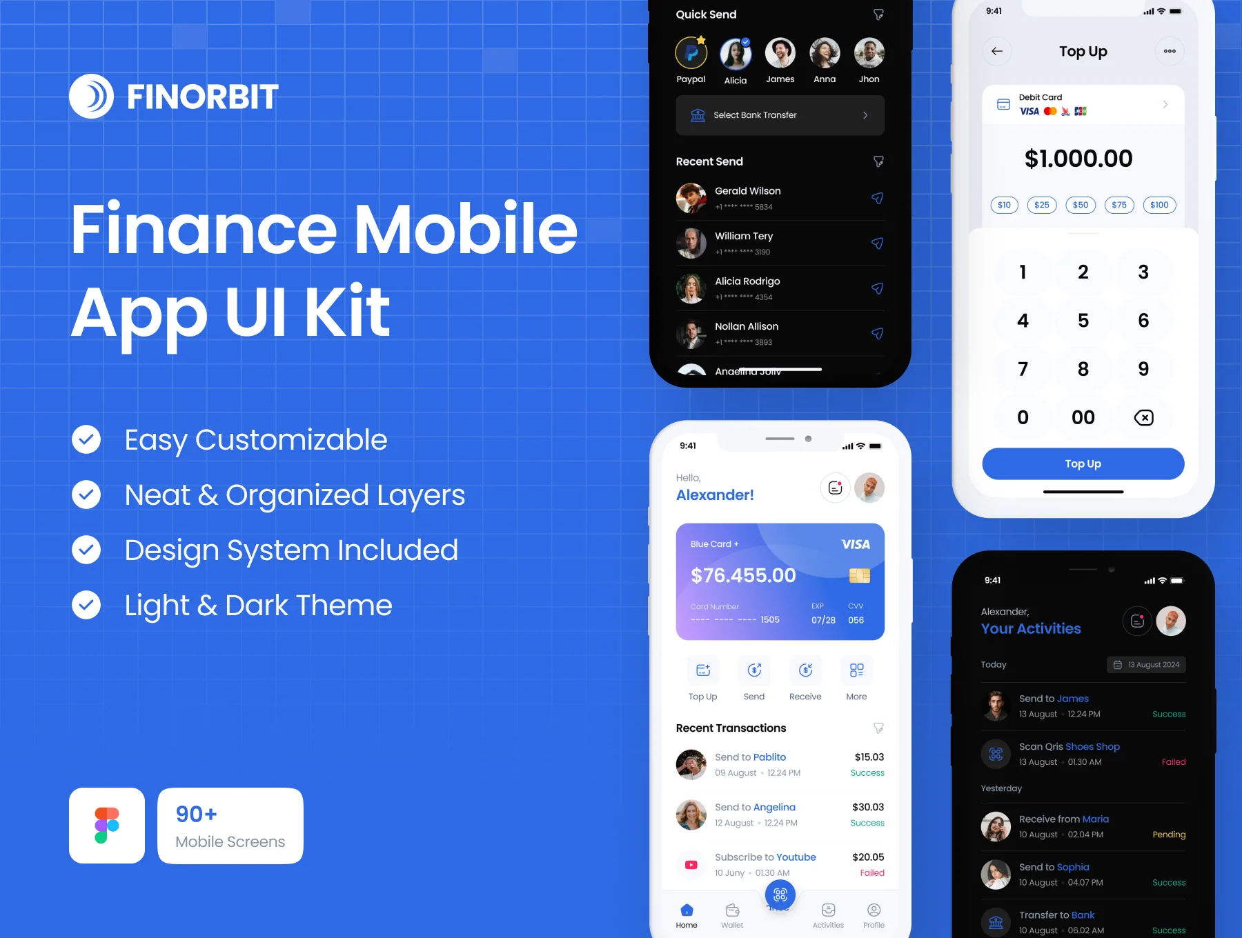 Finorbit - Finance App UI Kit