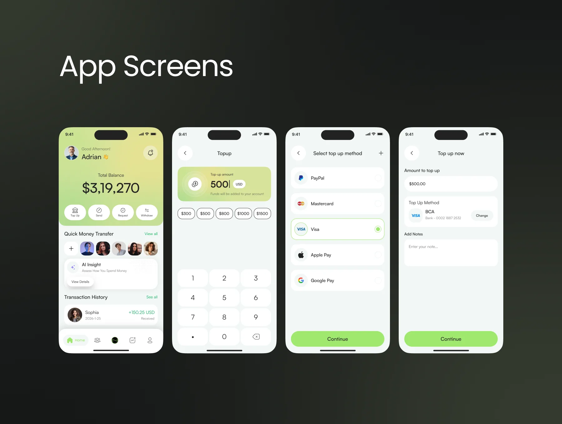 Finova AI – Finance Mobile App Figma UI Kit 4