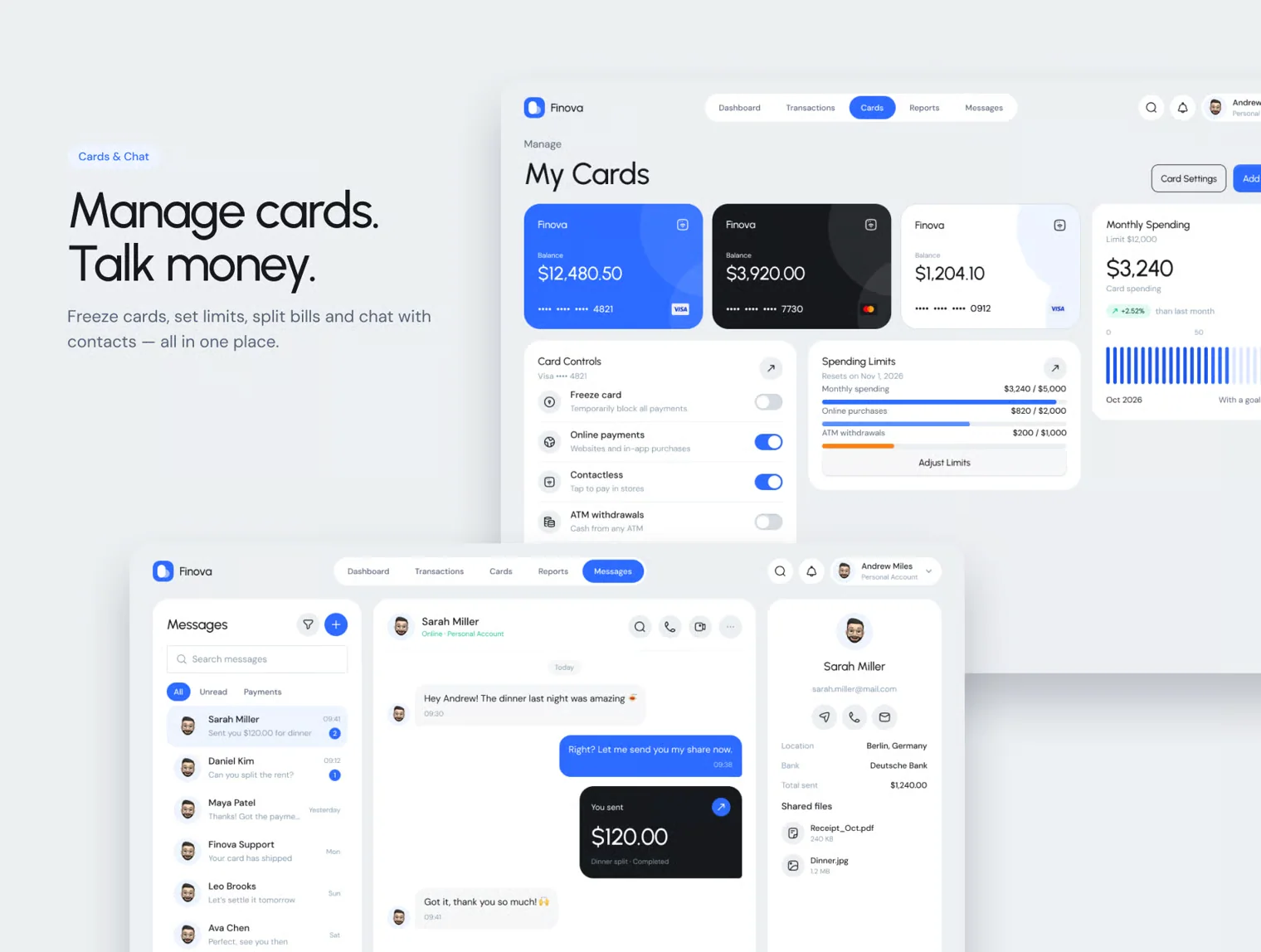 Finova - Dashboard Finance UI Design 5