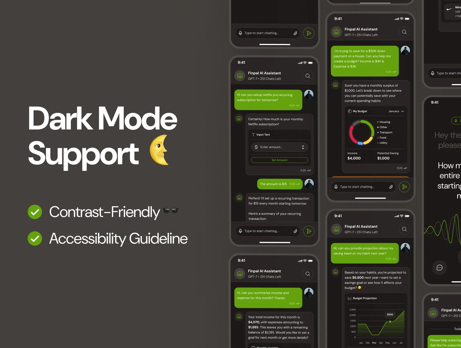 finpal: AI Finance Assisstant App UI Kit 5