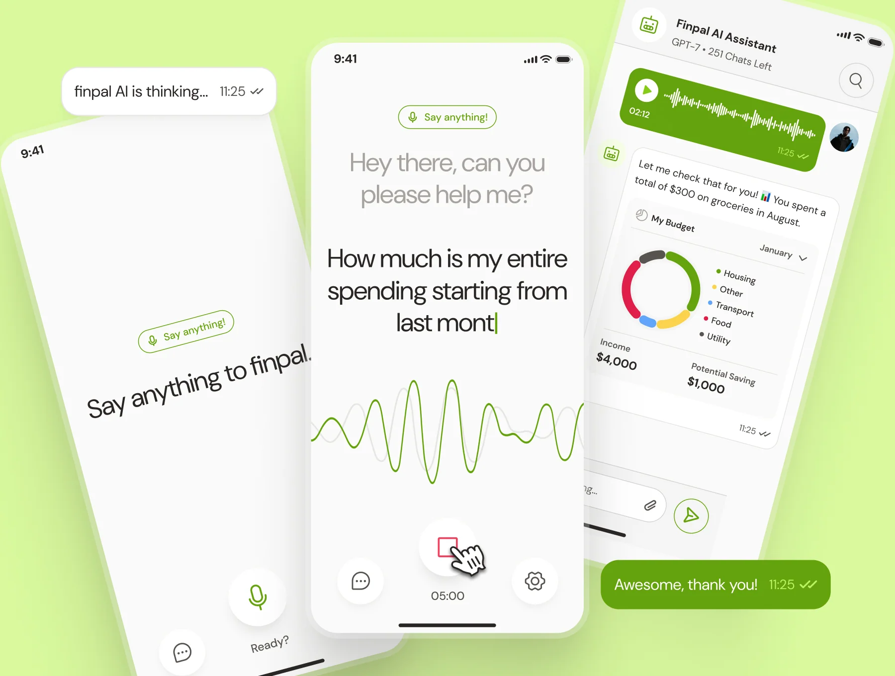 finpal: AI Finance Assisstant App UI Kit 7