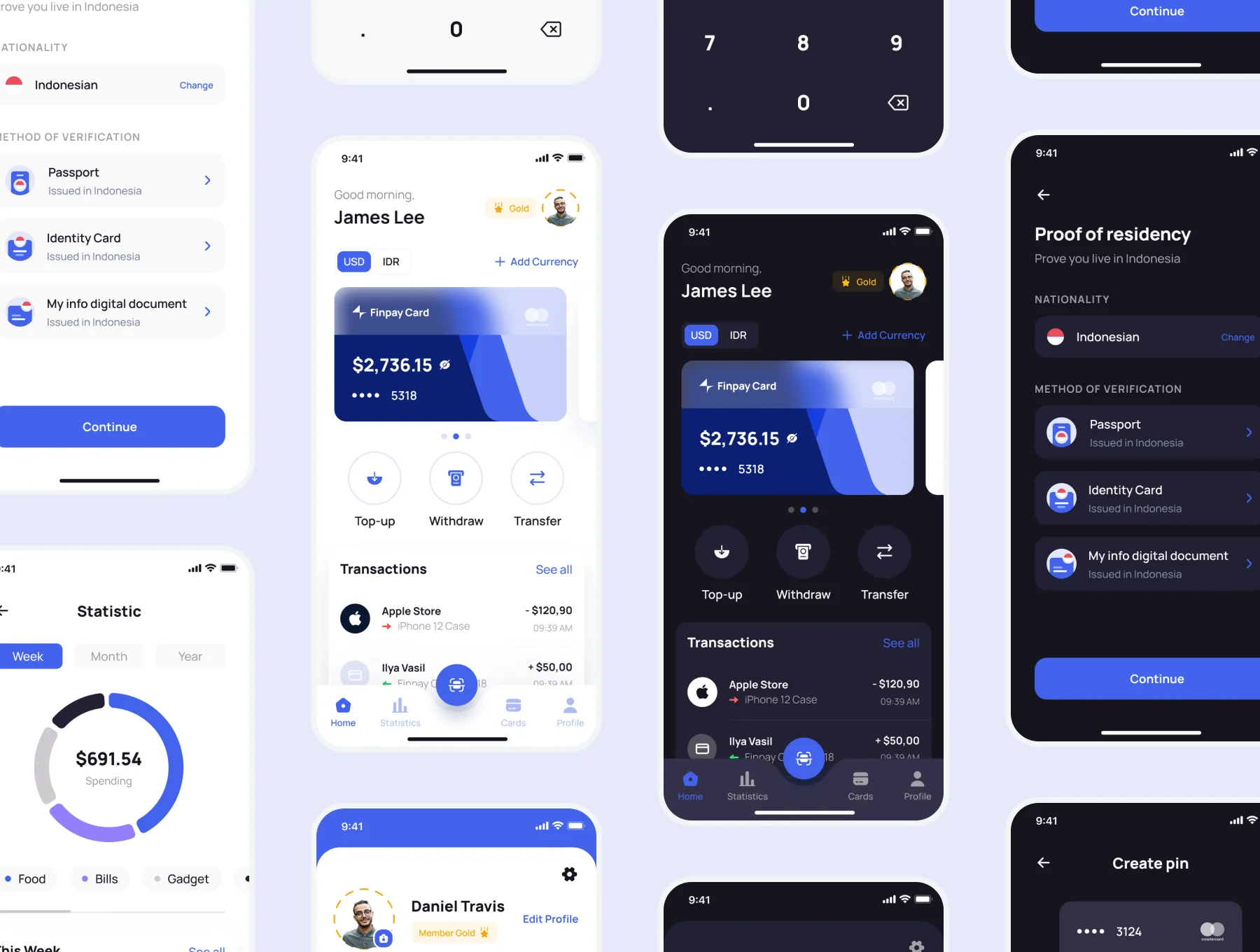 Finpay - Finance App UI Kit 3