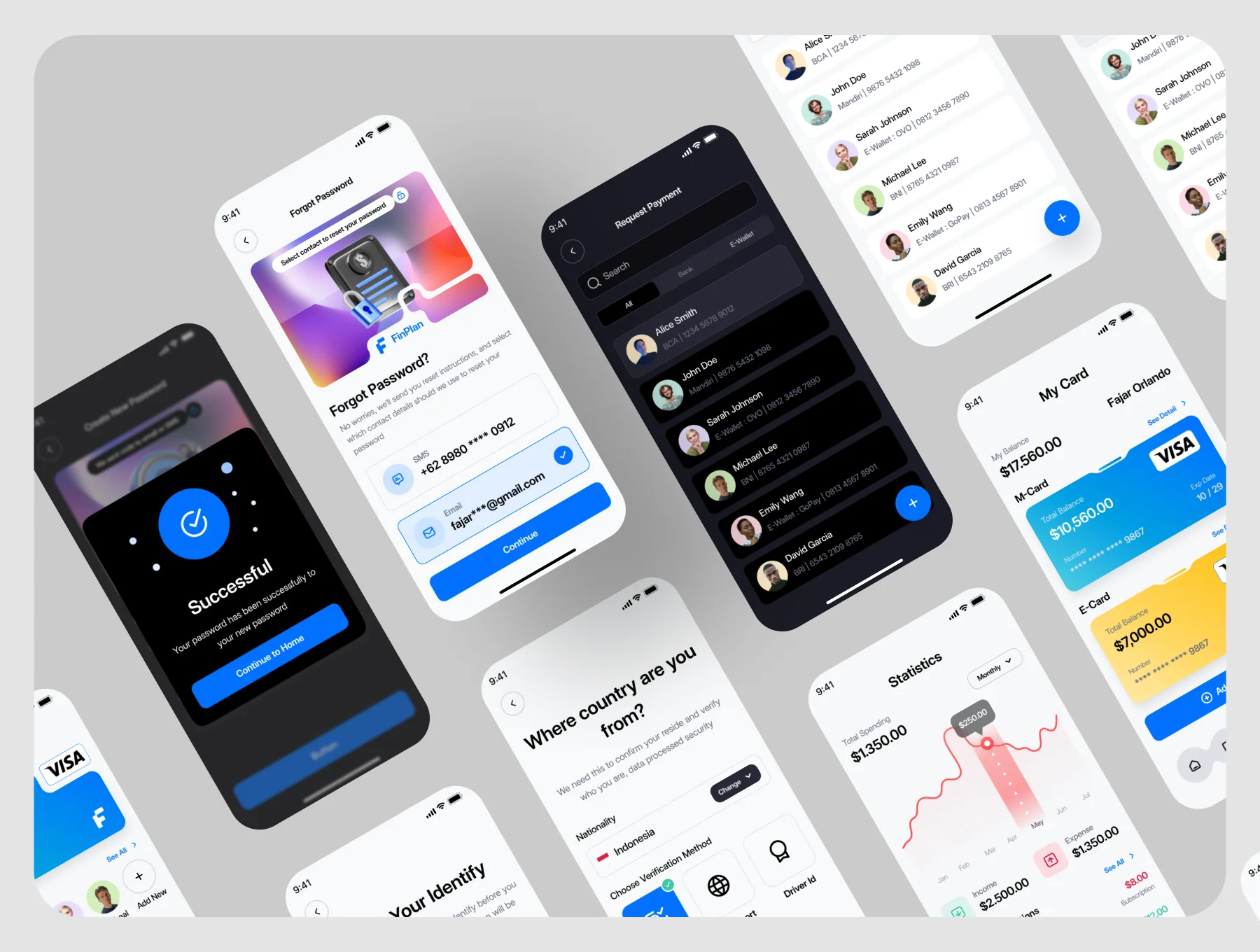 FinPlan - Financial Plan Mobile App UI UX 7