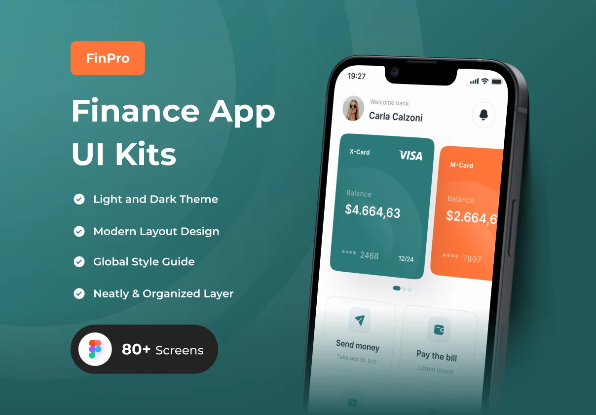 FinPro - Finance Apps UI Kit