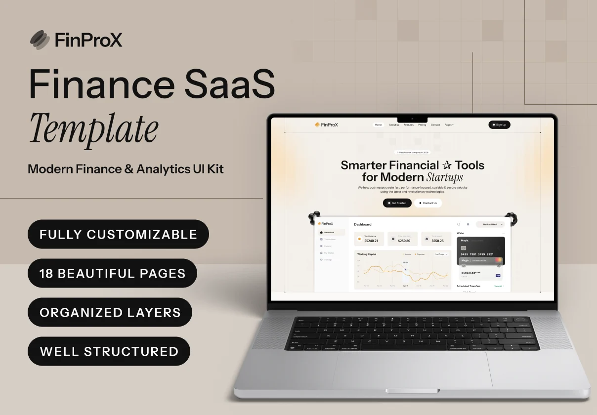 FinProX - Finance SaaS Template