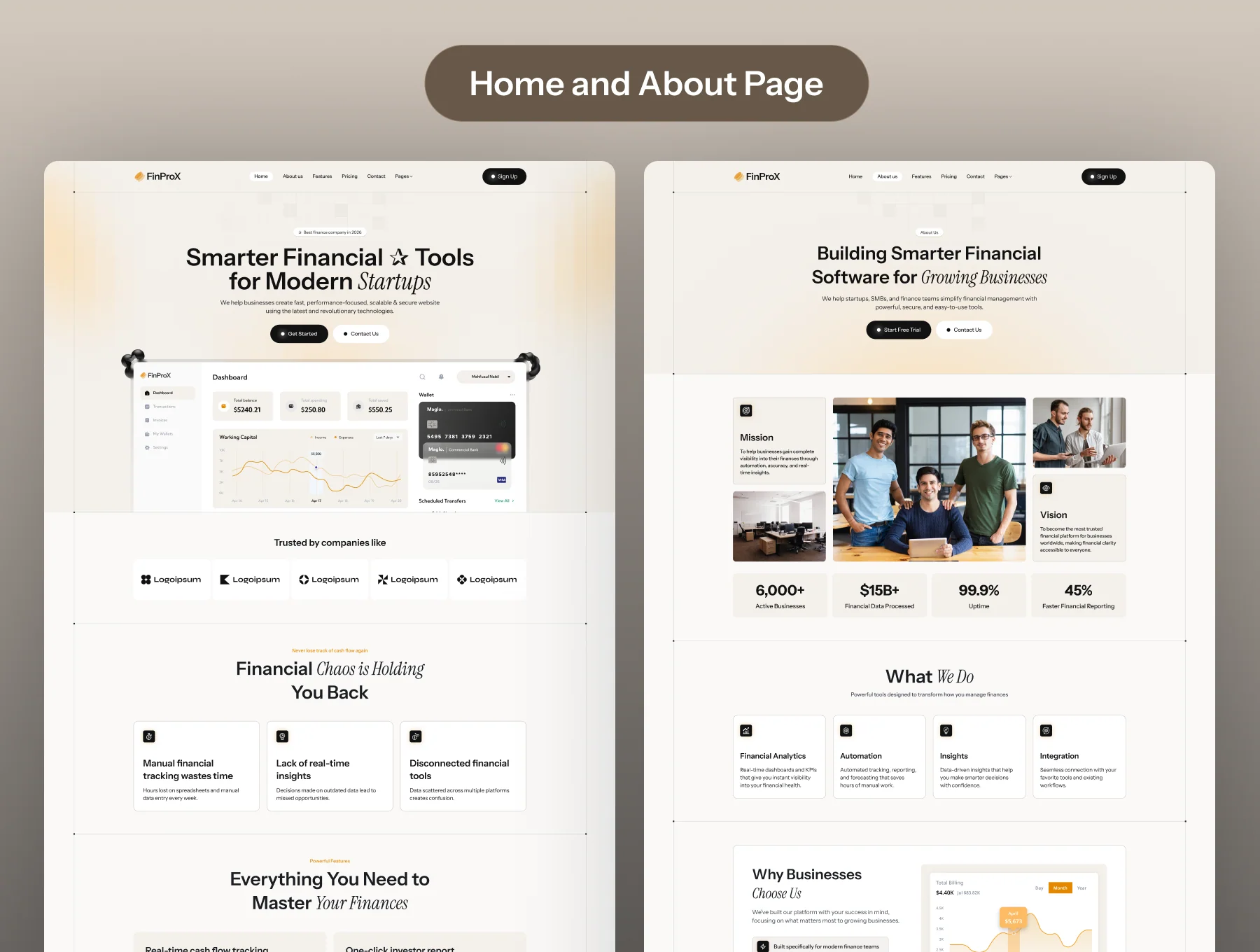 FinProX - Finance SaaS Template 2