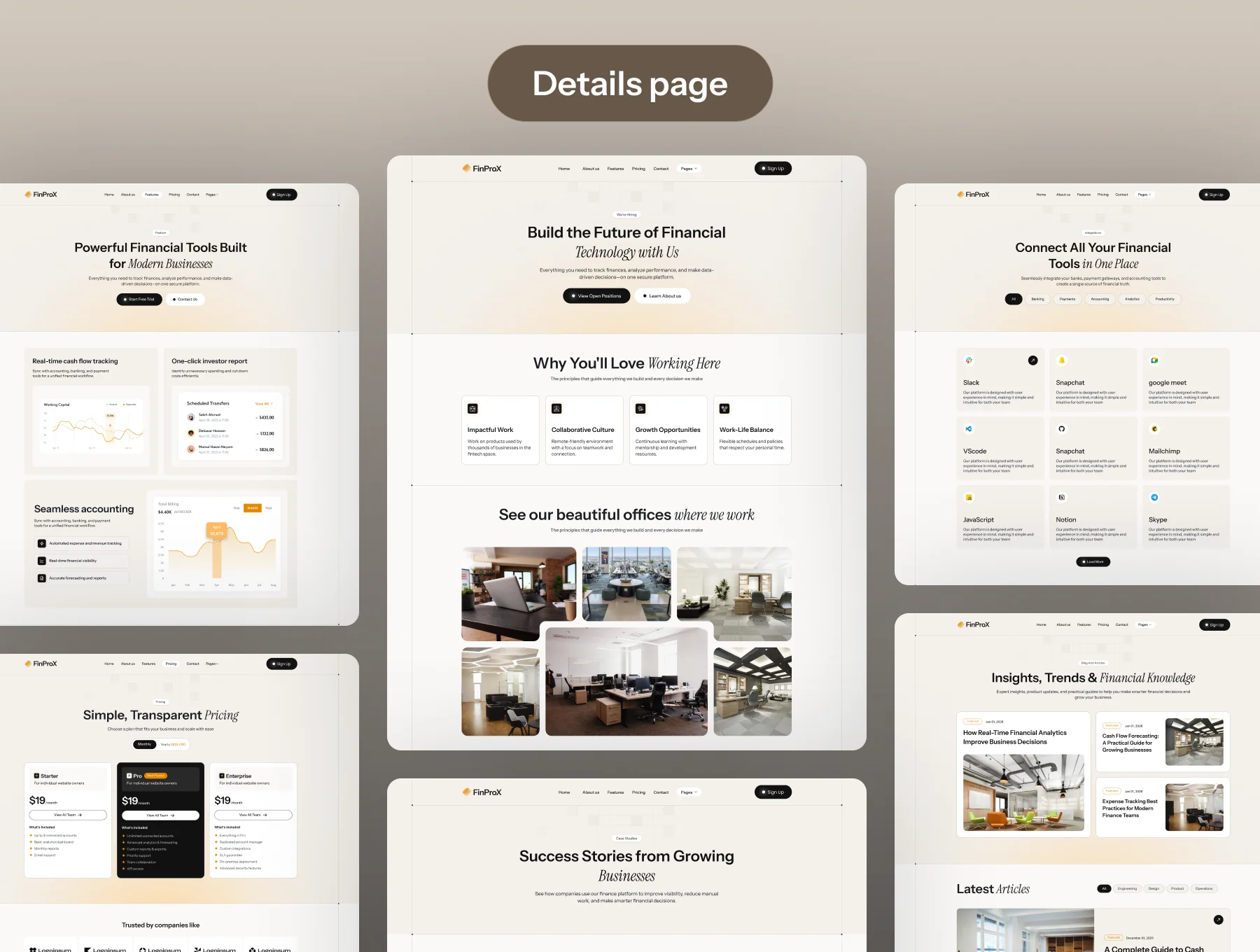 FinProX - Finance SaaS Template 3