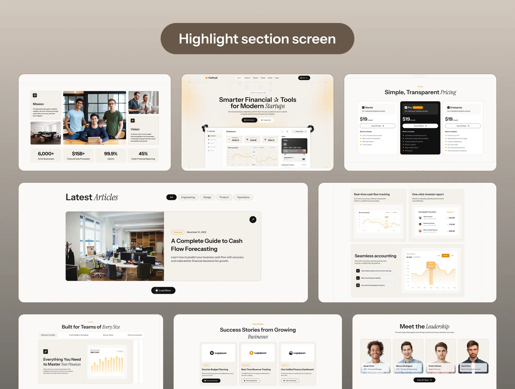 FinProX - Finance SaaS Template 4