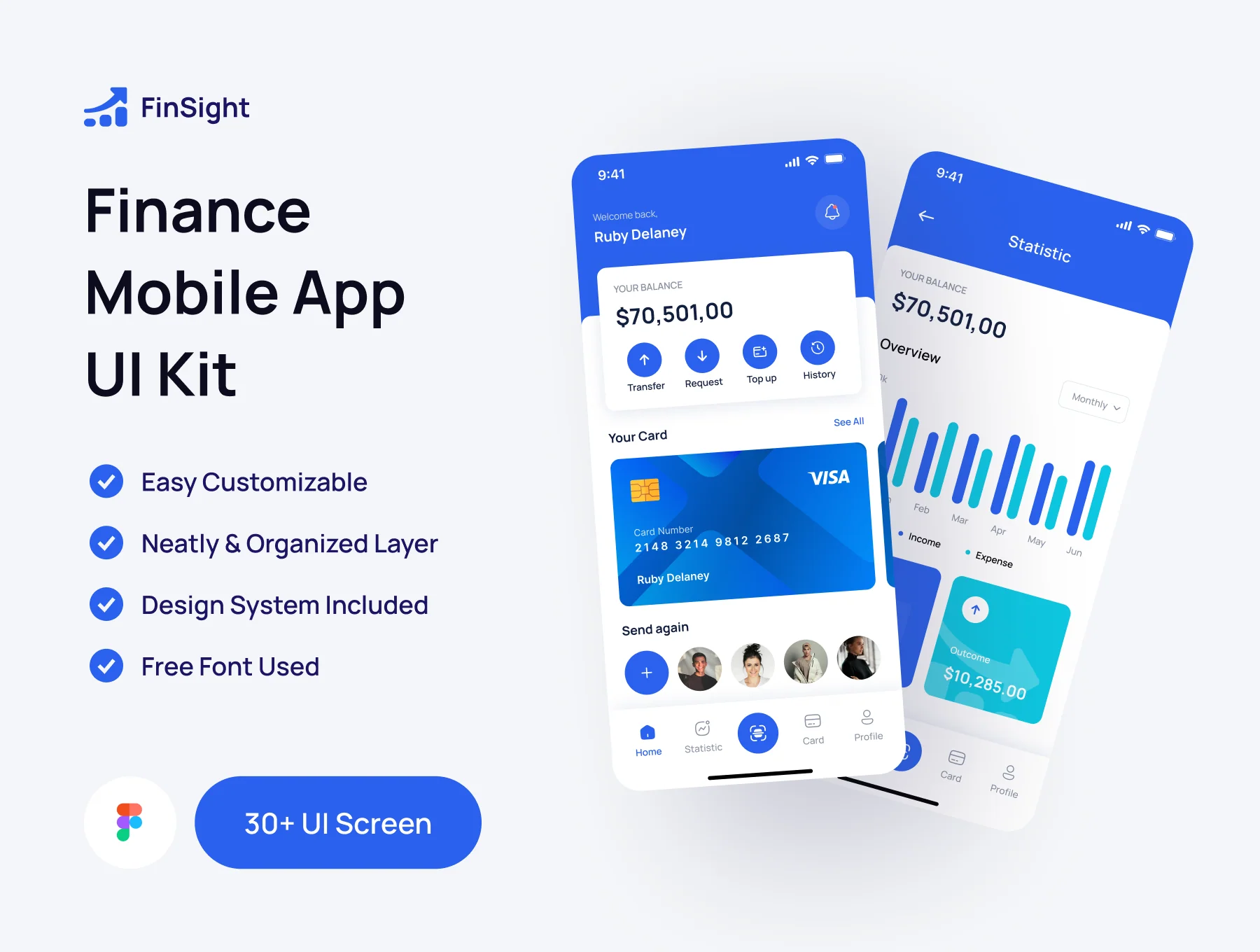 FinSight - Financial & Digital Wallet UI Kit