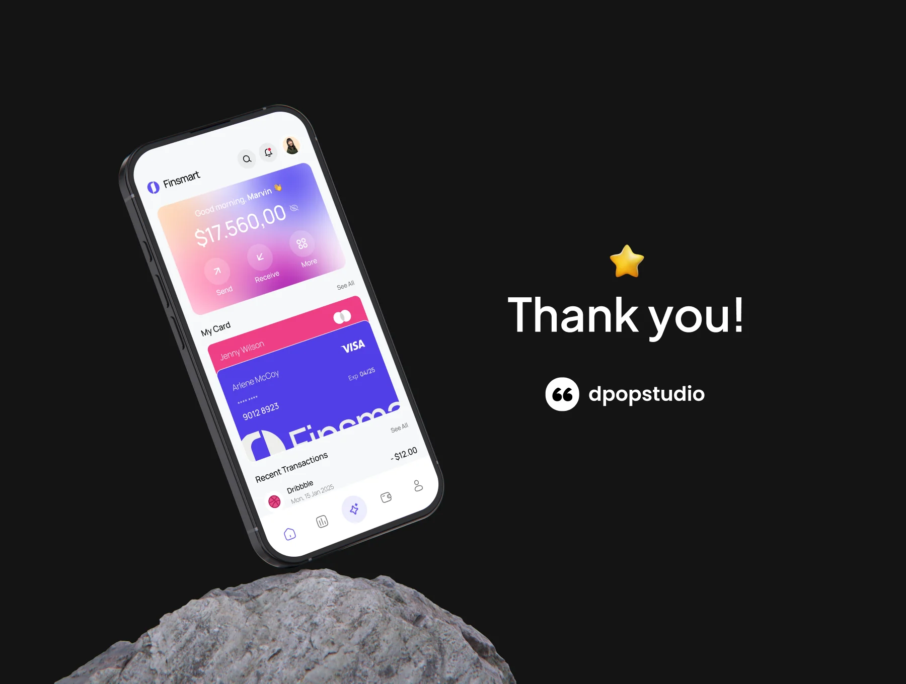 Finsmart - Smart & Secure Digital Bank Mobile App UI KIT 8